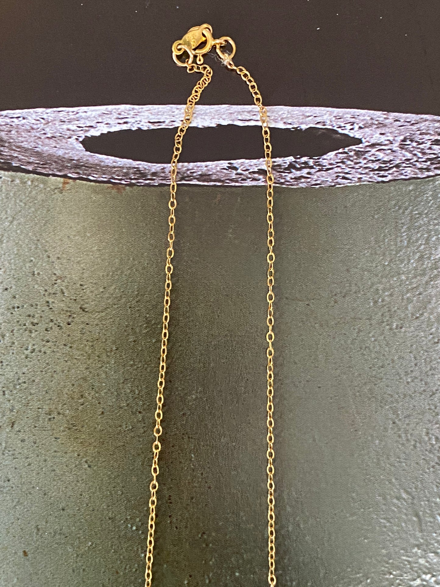 14k Dainty Pearl Necklace