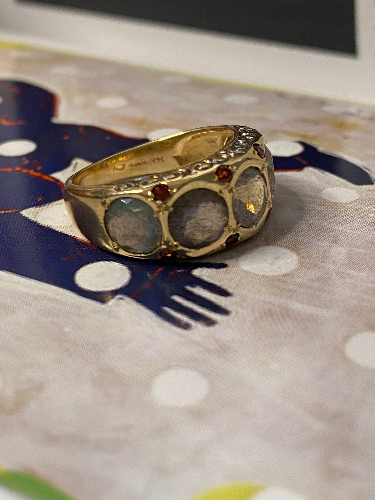 14k Labradorite Ring