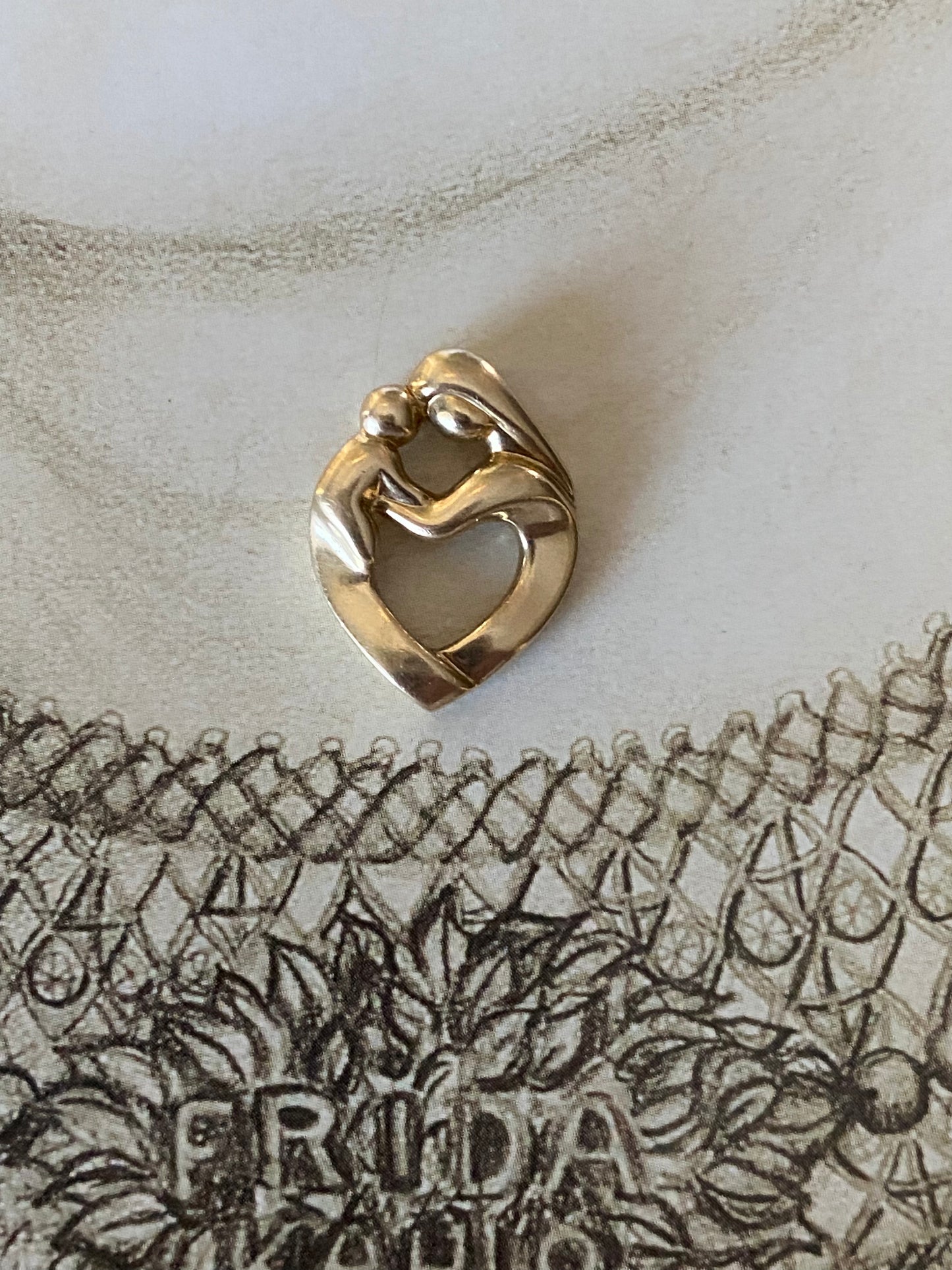 14k Mother & Child Charm