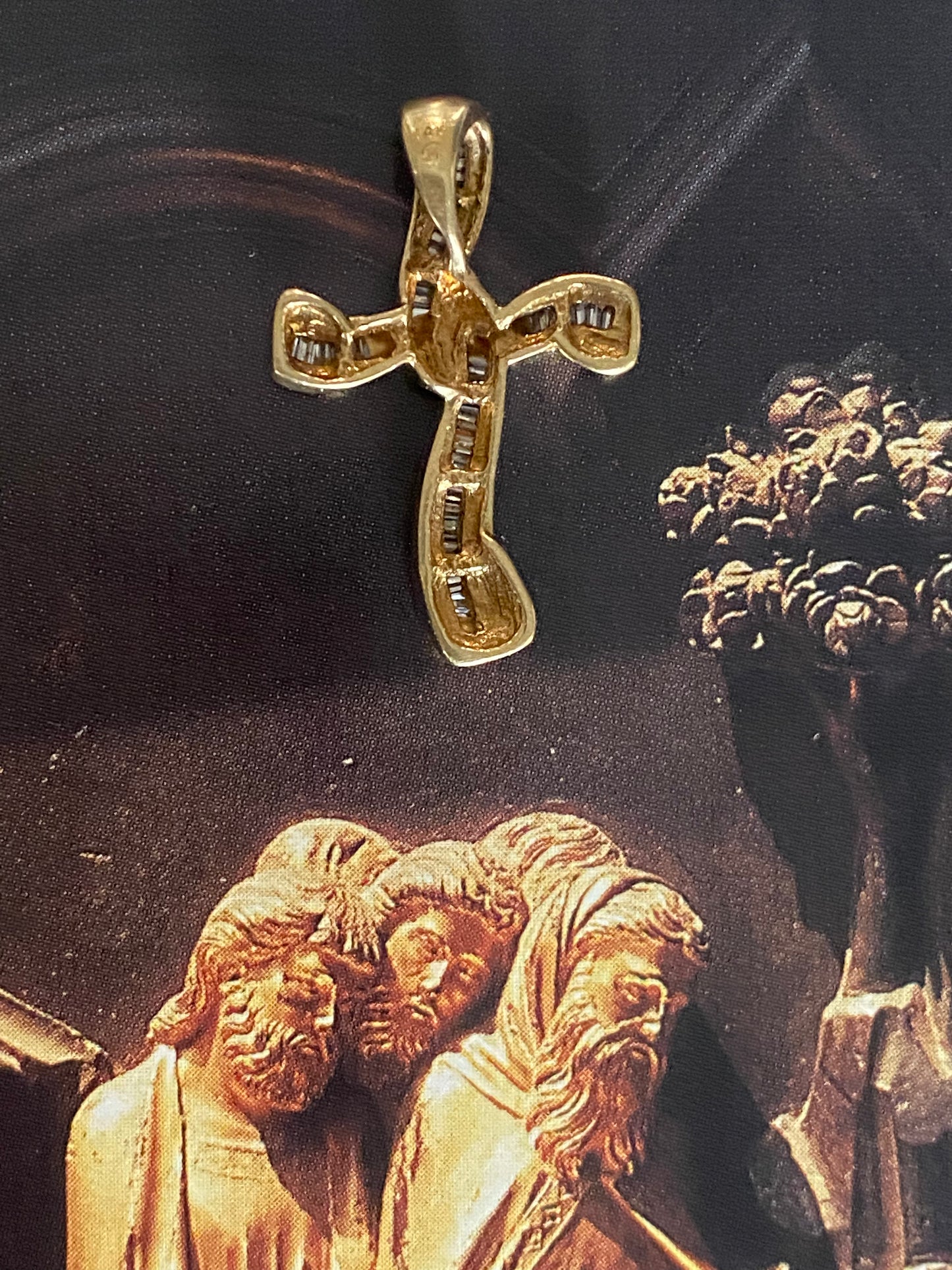 14k Infinity Cross