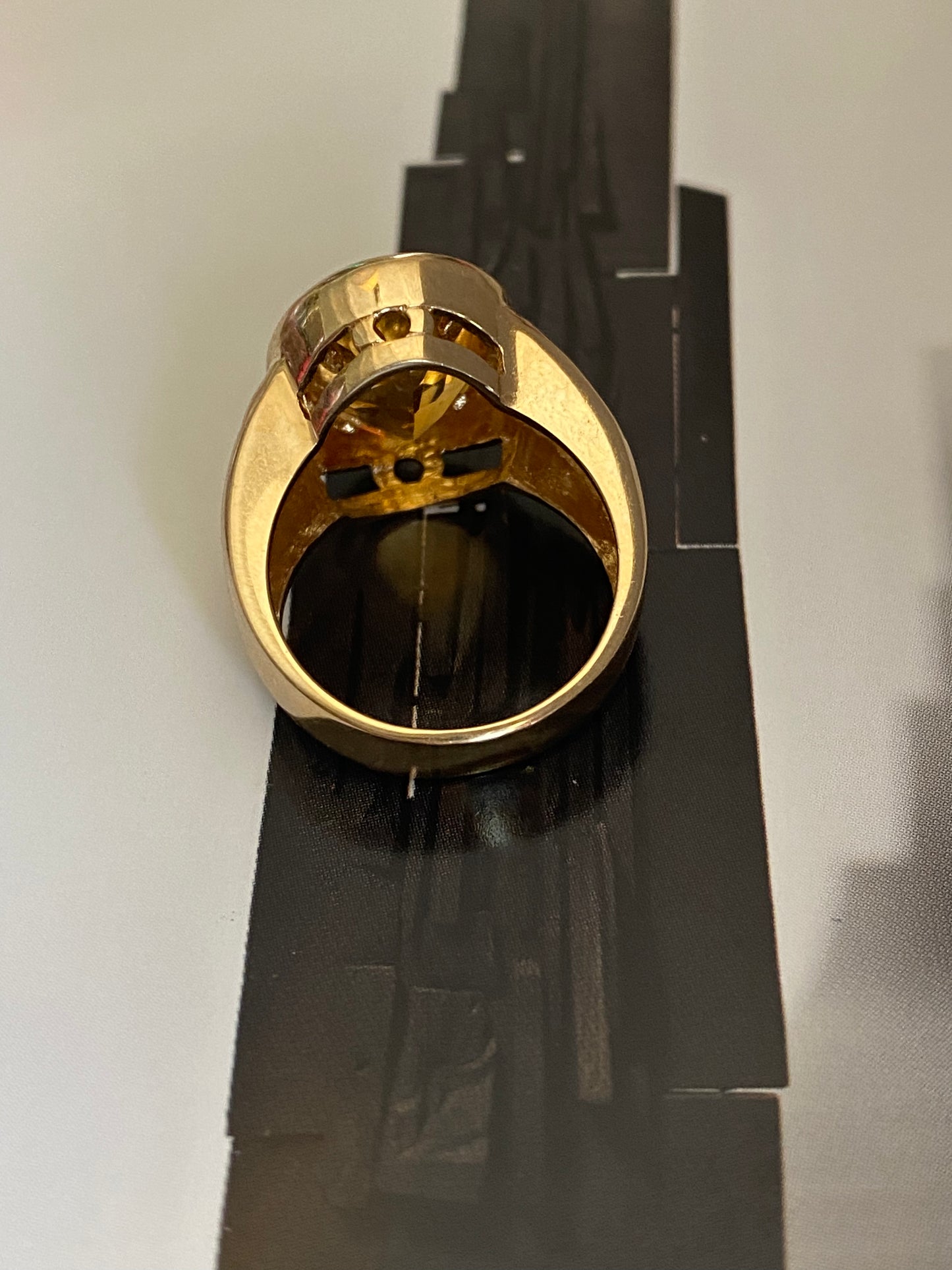 Citrine Cocktail Ring