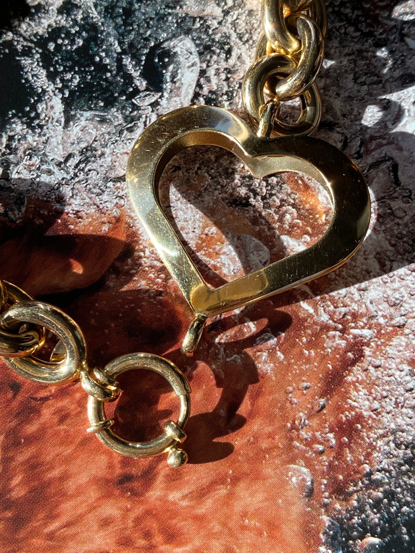 14k Large Rolo Link Bracelet