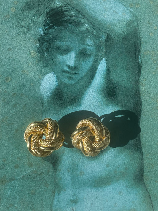 14k Love Knot Earrings