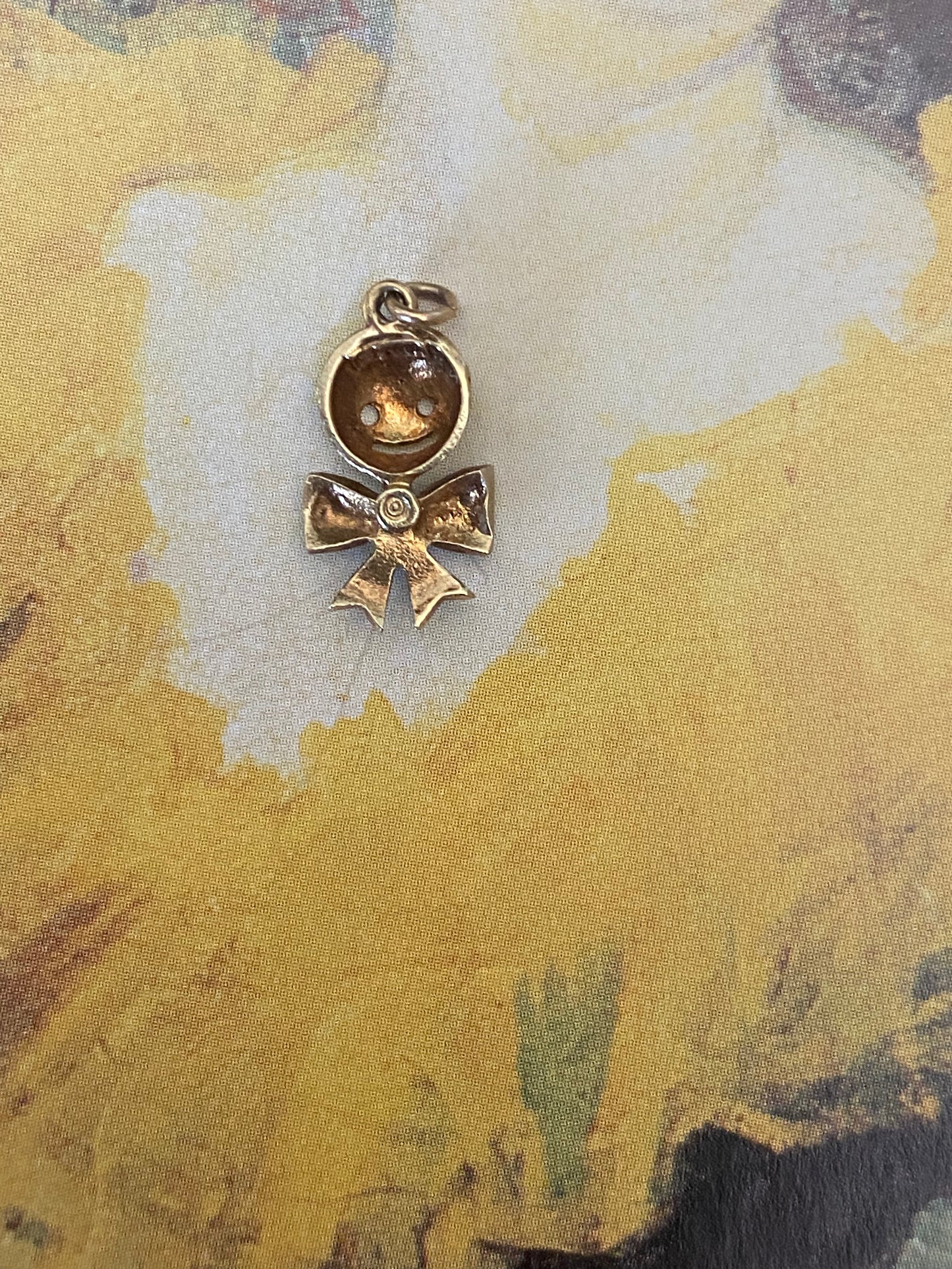 Baby Boy Rattle Charm