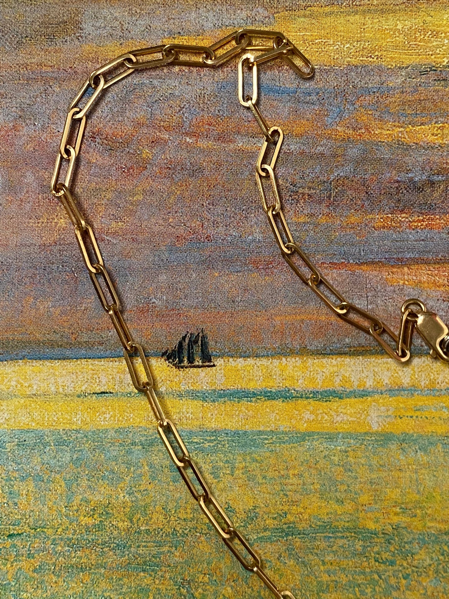 Heart Paperclip Necklace