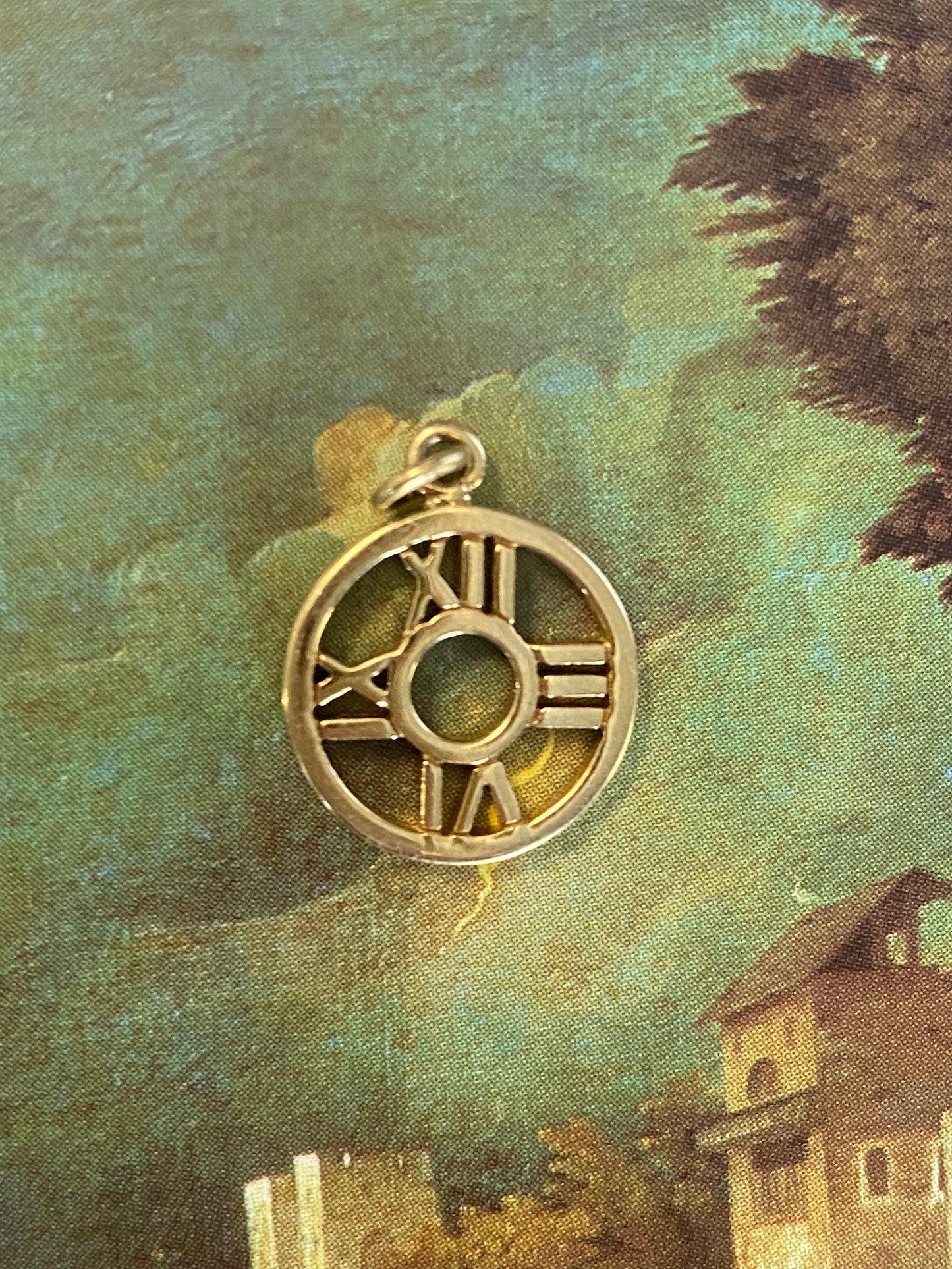 14k Roman Numeral Clock