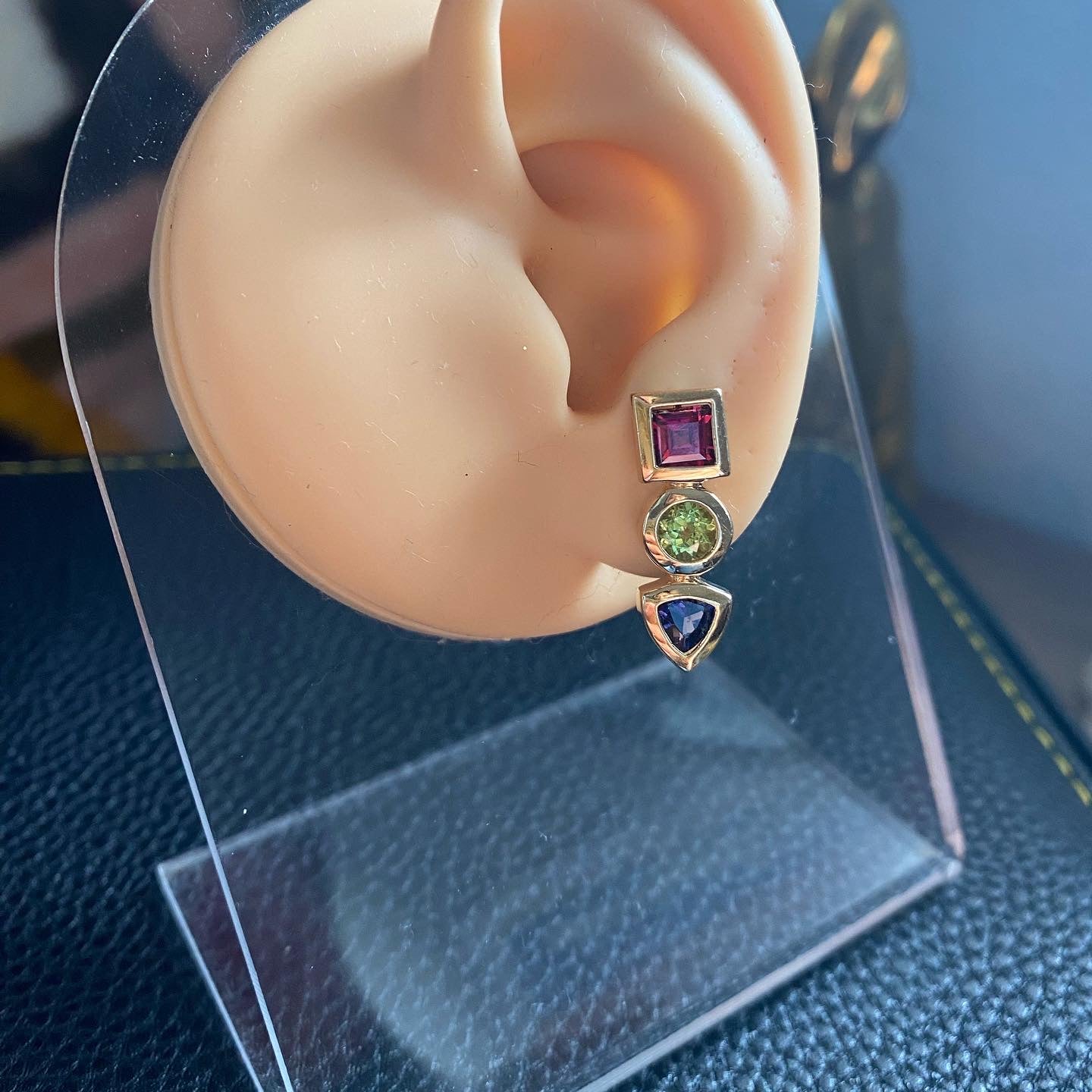 Gemstone Drop Earrings