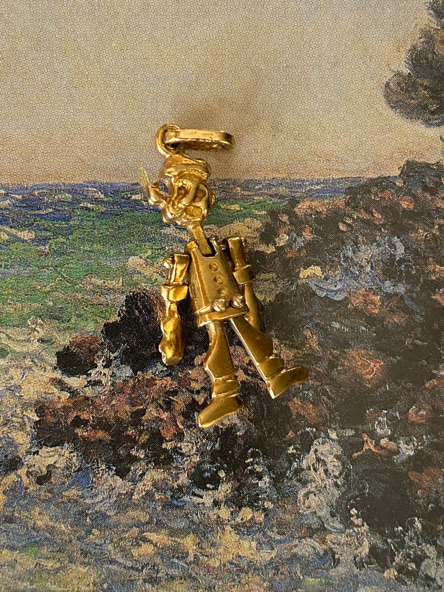 18k Articulating Popeye Charm