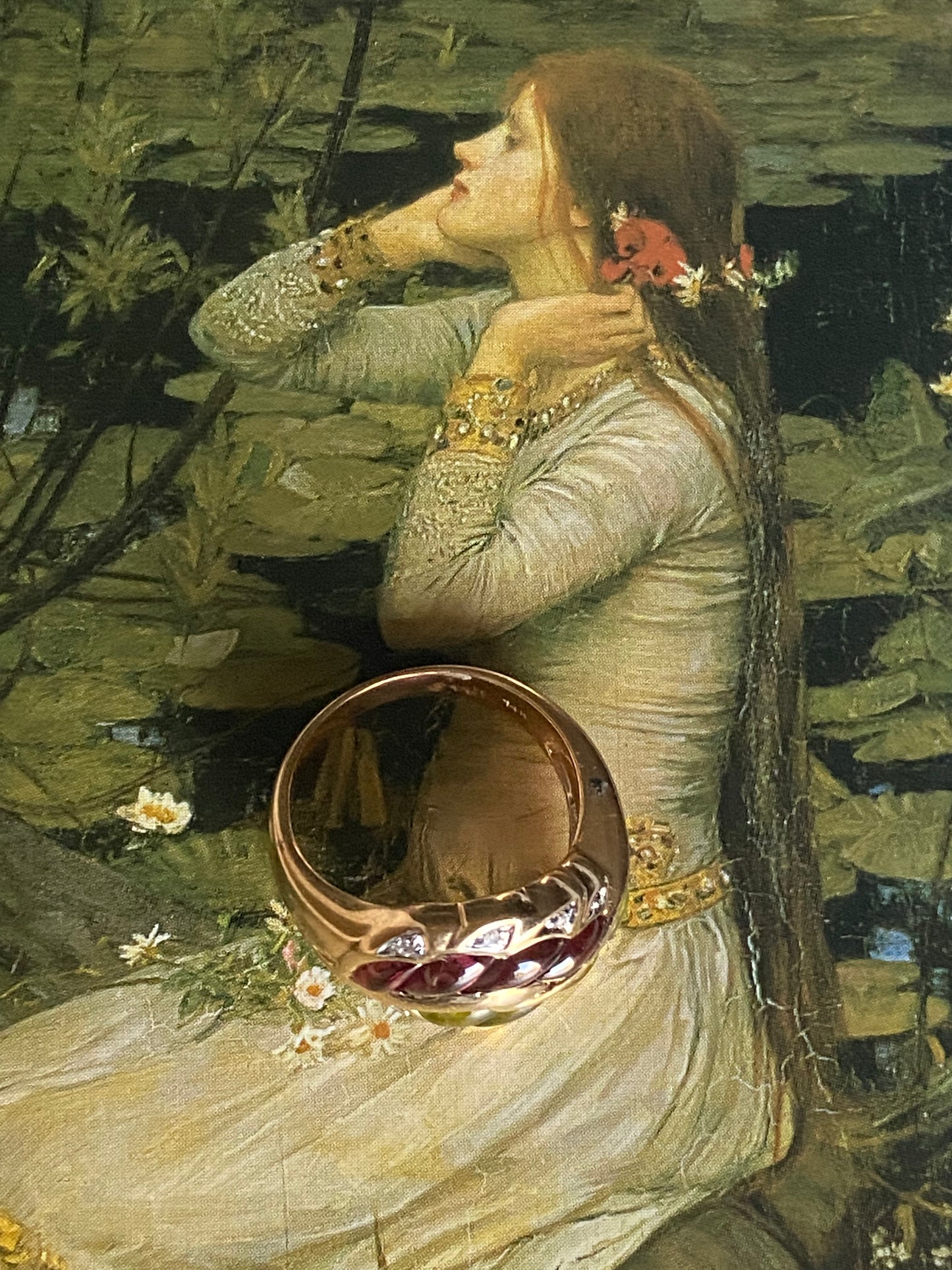 Gemstone Gumdrop Ring