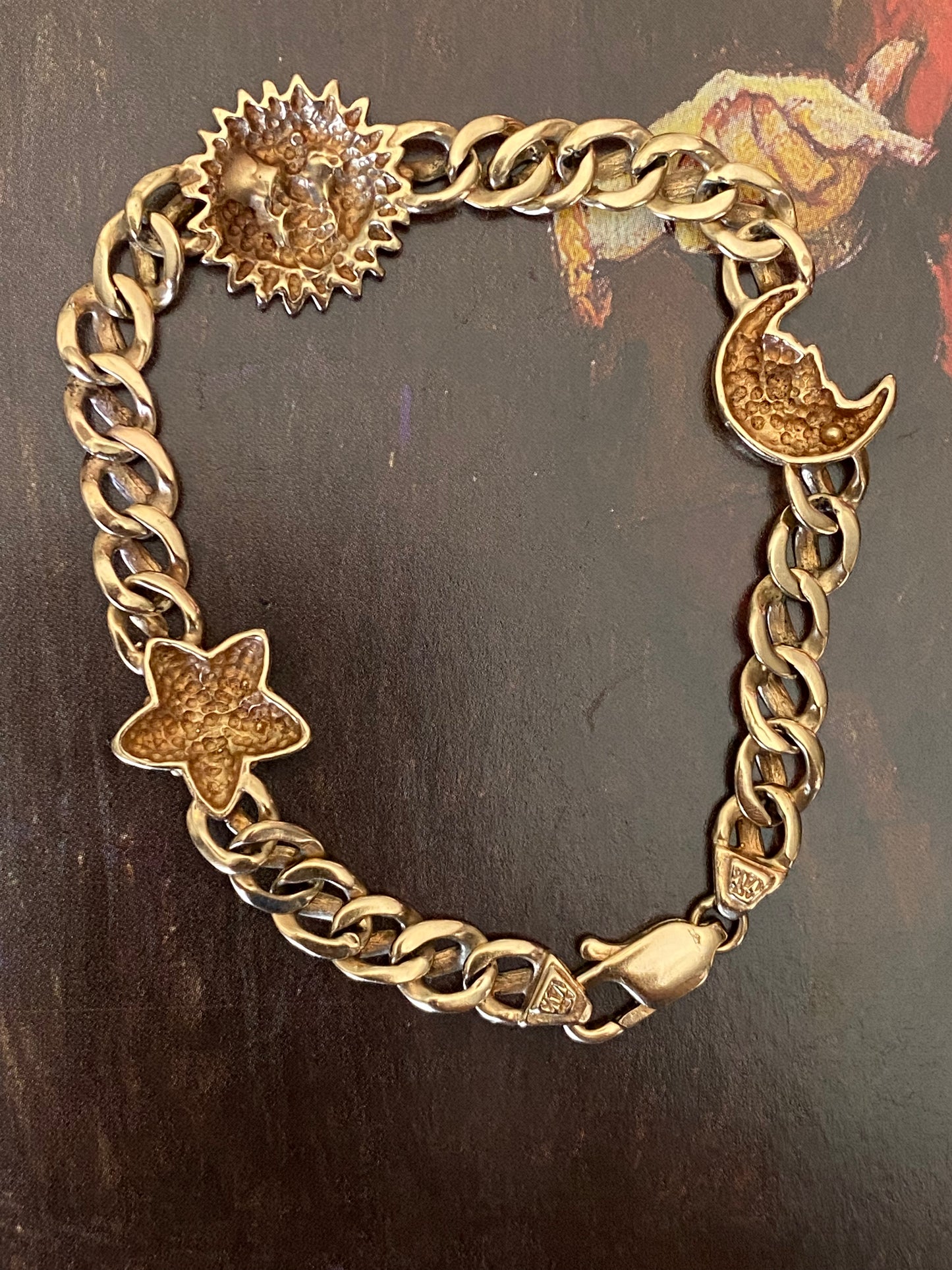 Celestial Braided Curb Bracelet