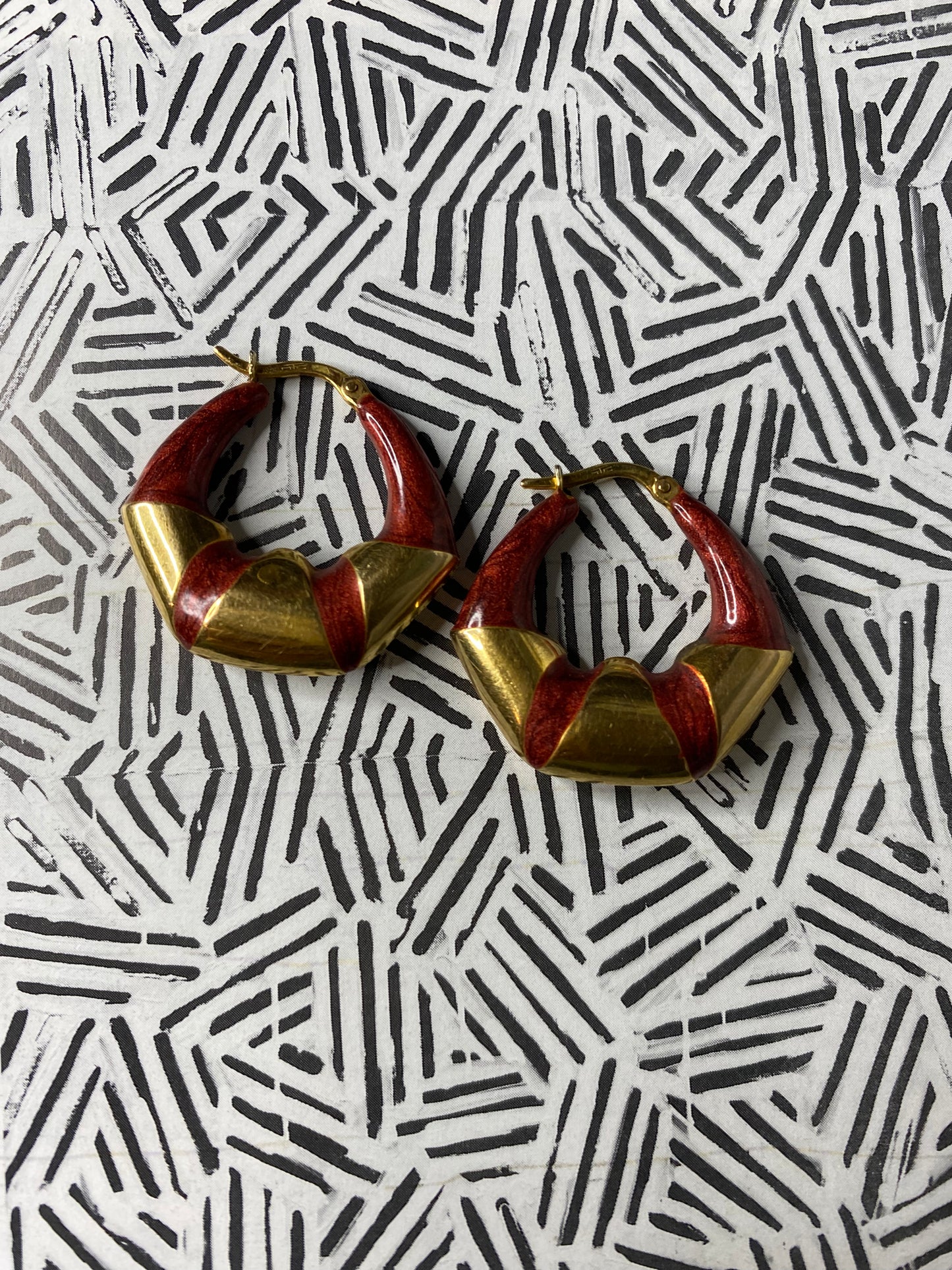 Enamel Hoops