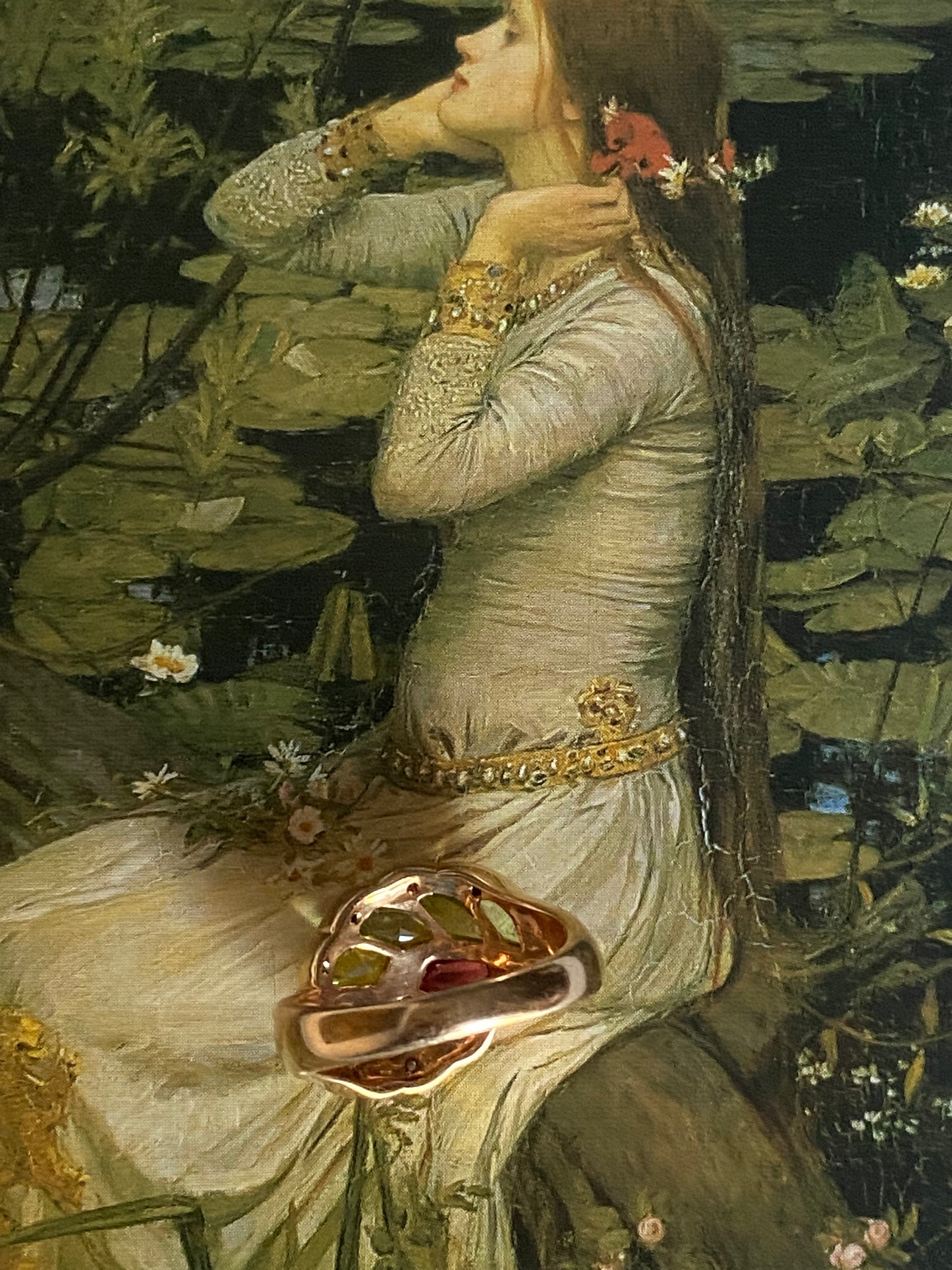 Gemstone Gumdrop Ring