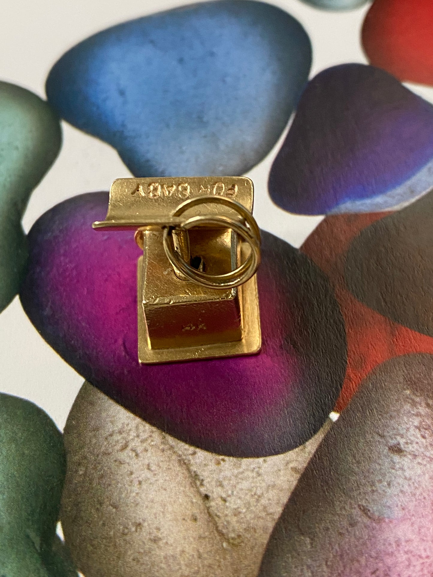 14k RARE Weighing Scale Charm