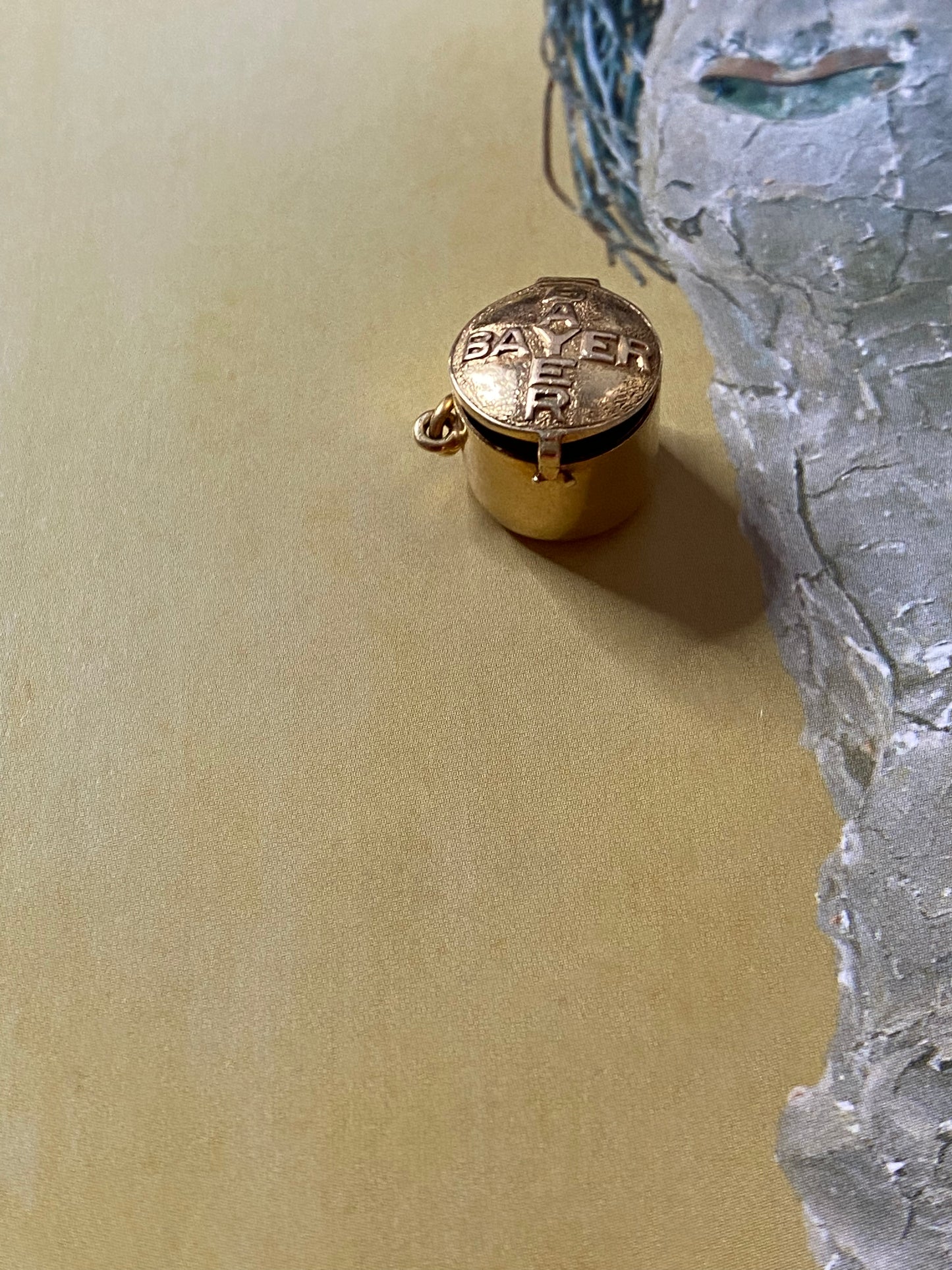 Bayer Aspirin Pill Box Charm