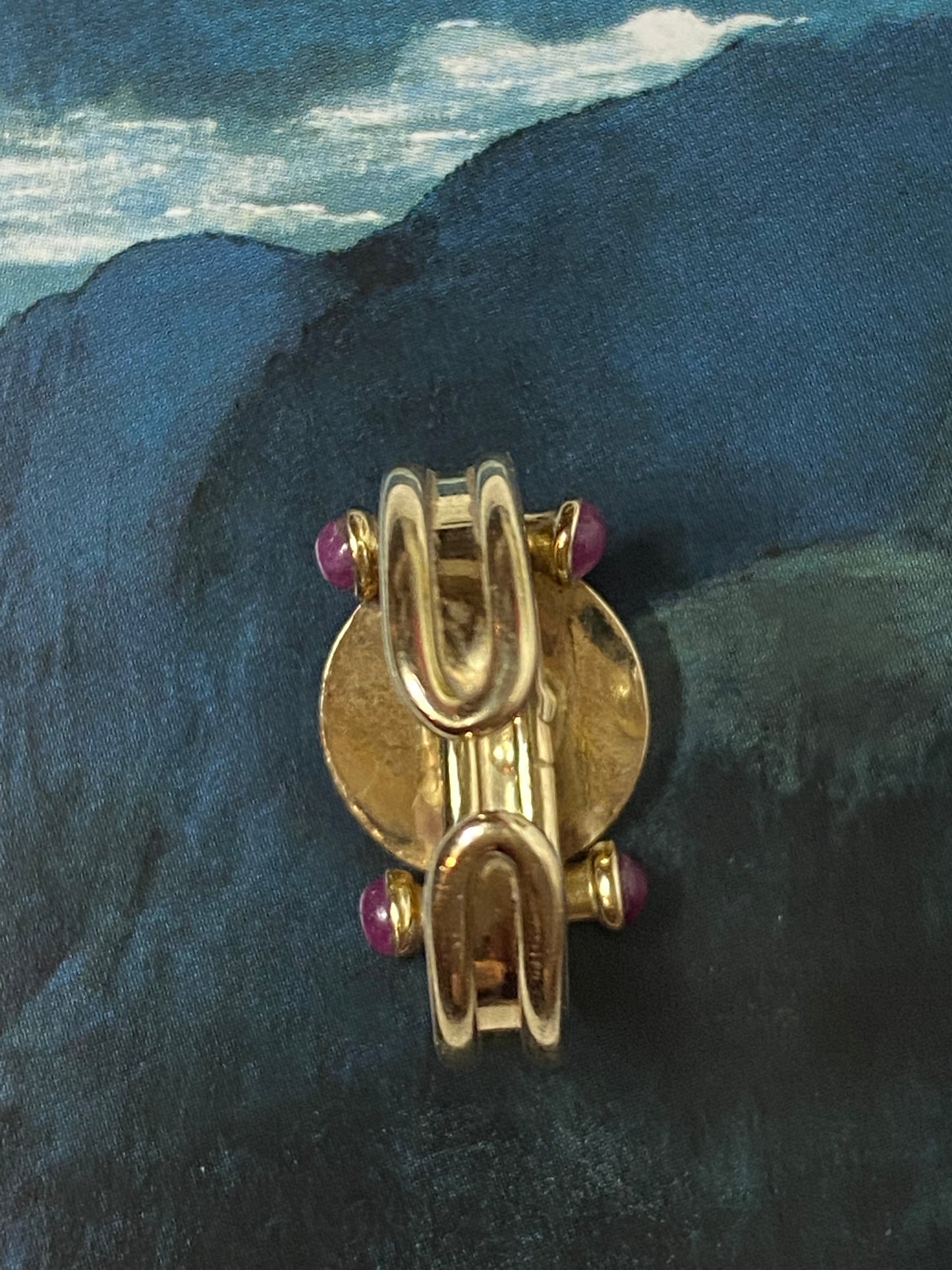 14k Julius Caesar Open Shank Ring