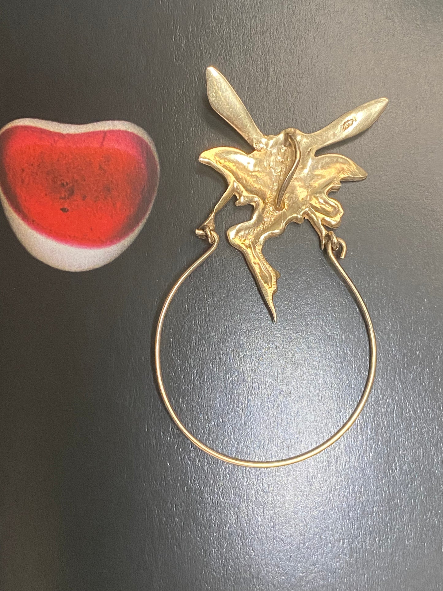 14k RARE Fairy Charm/Holder