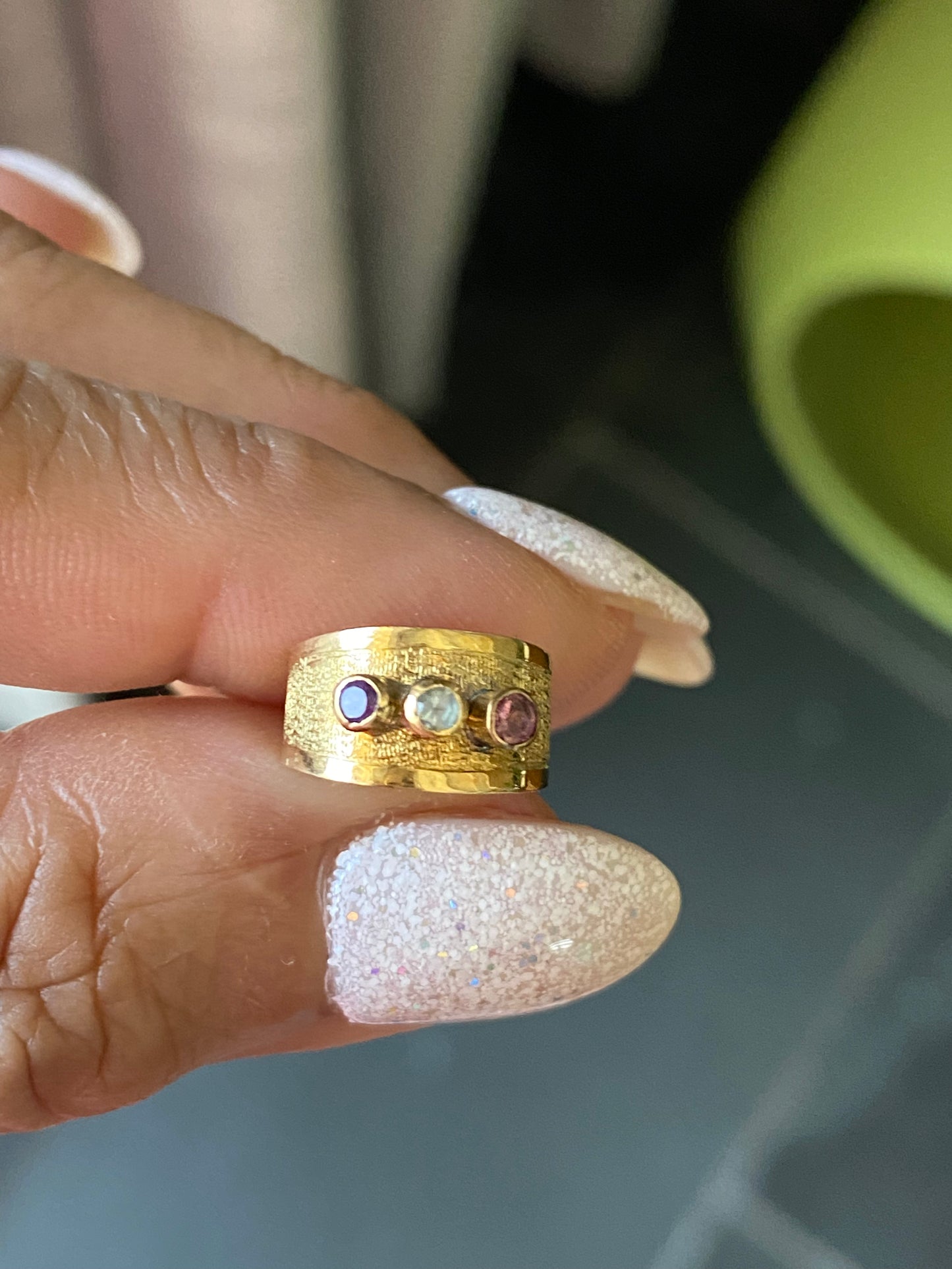 18k Mother’s Ring Pendant