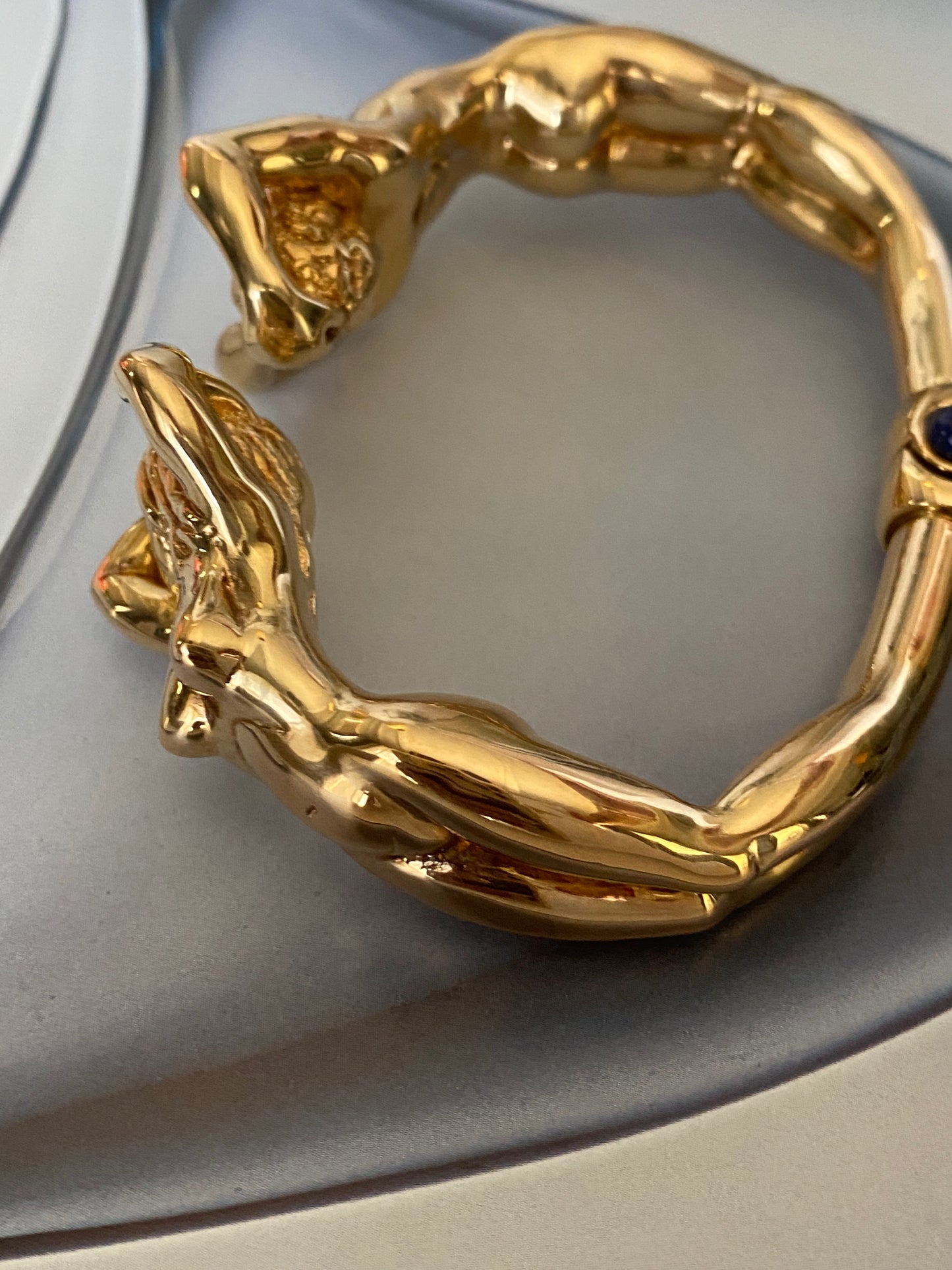 Naked Man & Woman Cuff Bracelet
