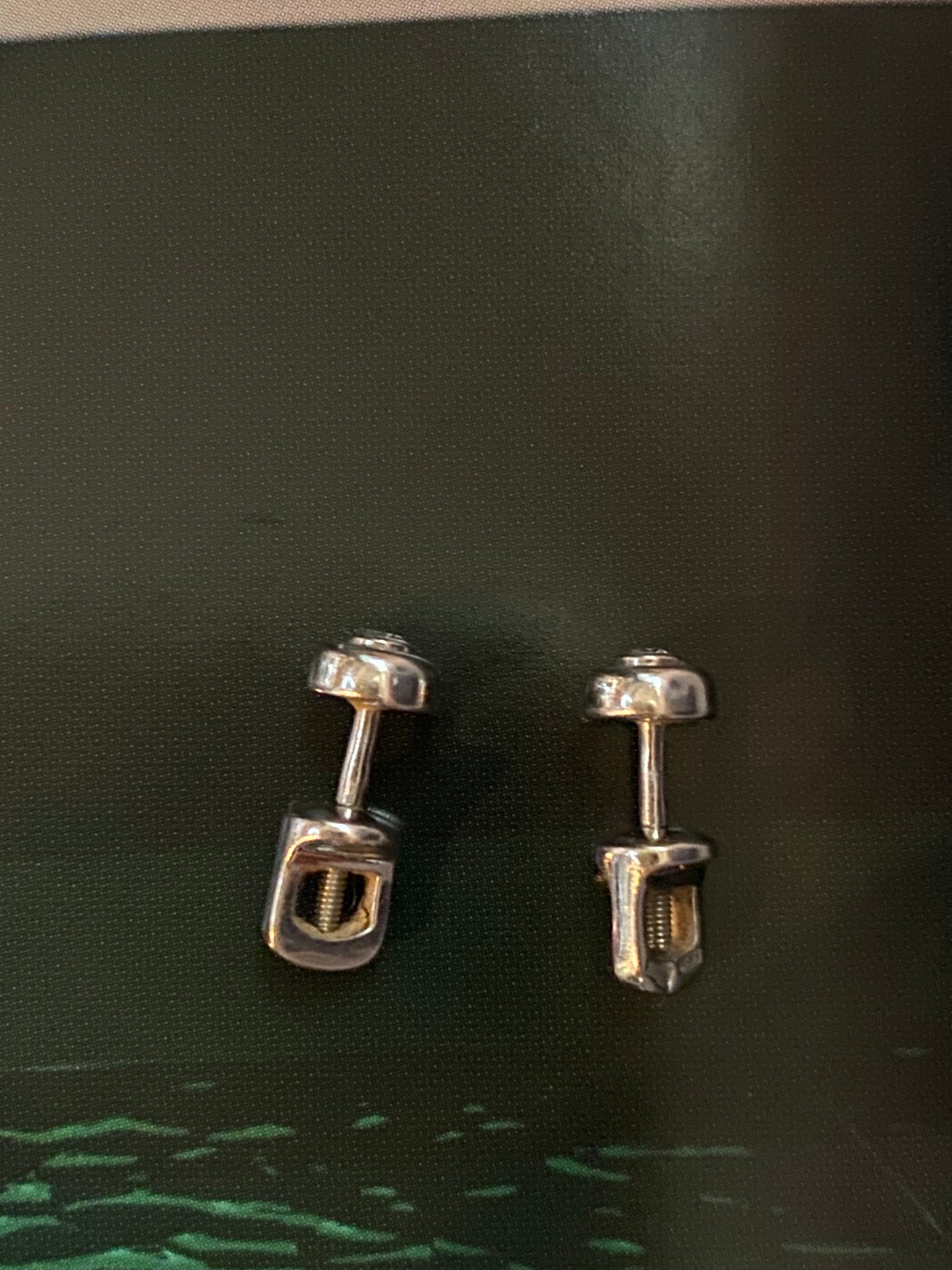 Donut Diamond Stud Earrings