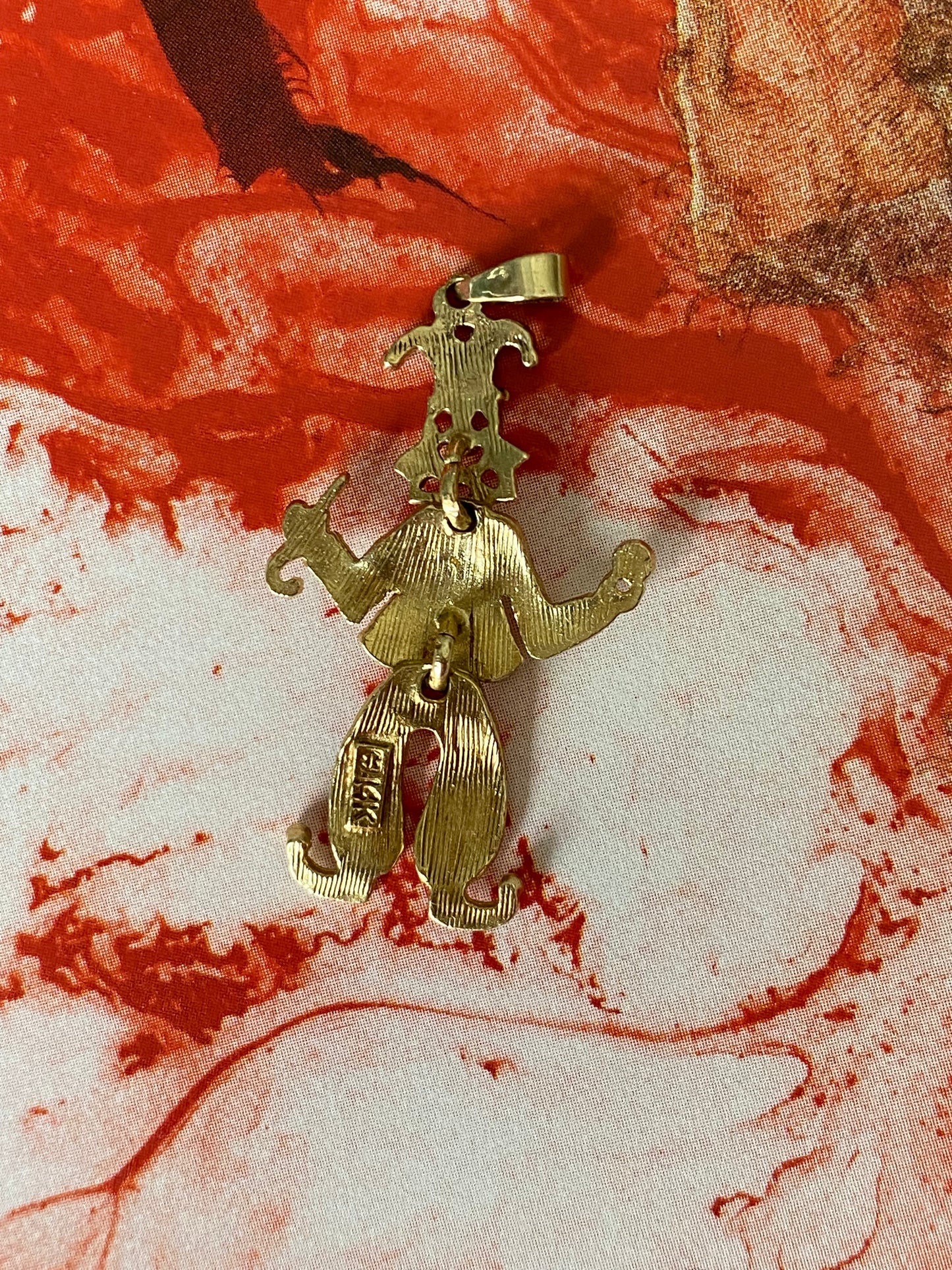 14k Articulating Clown