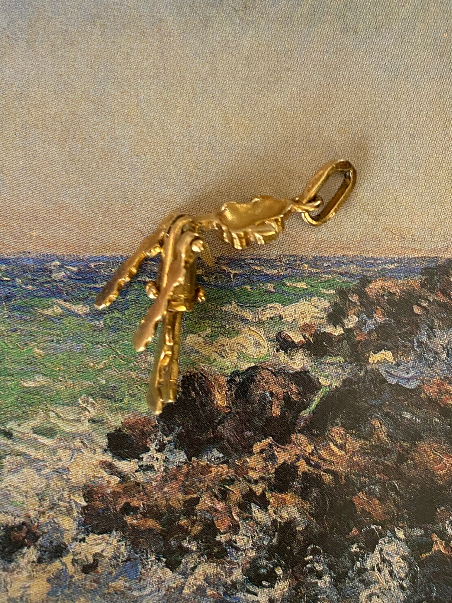 18k Articulating Popeye Charm