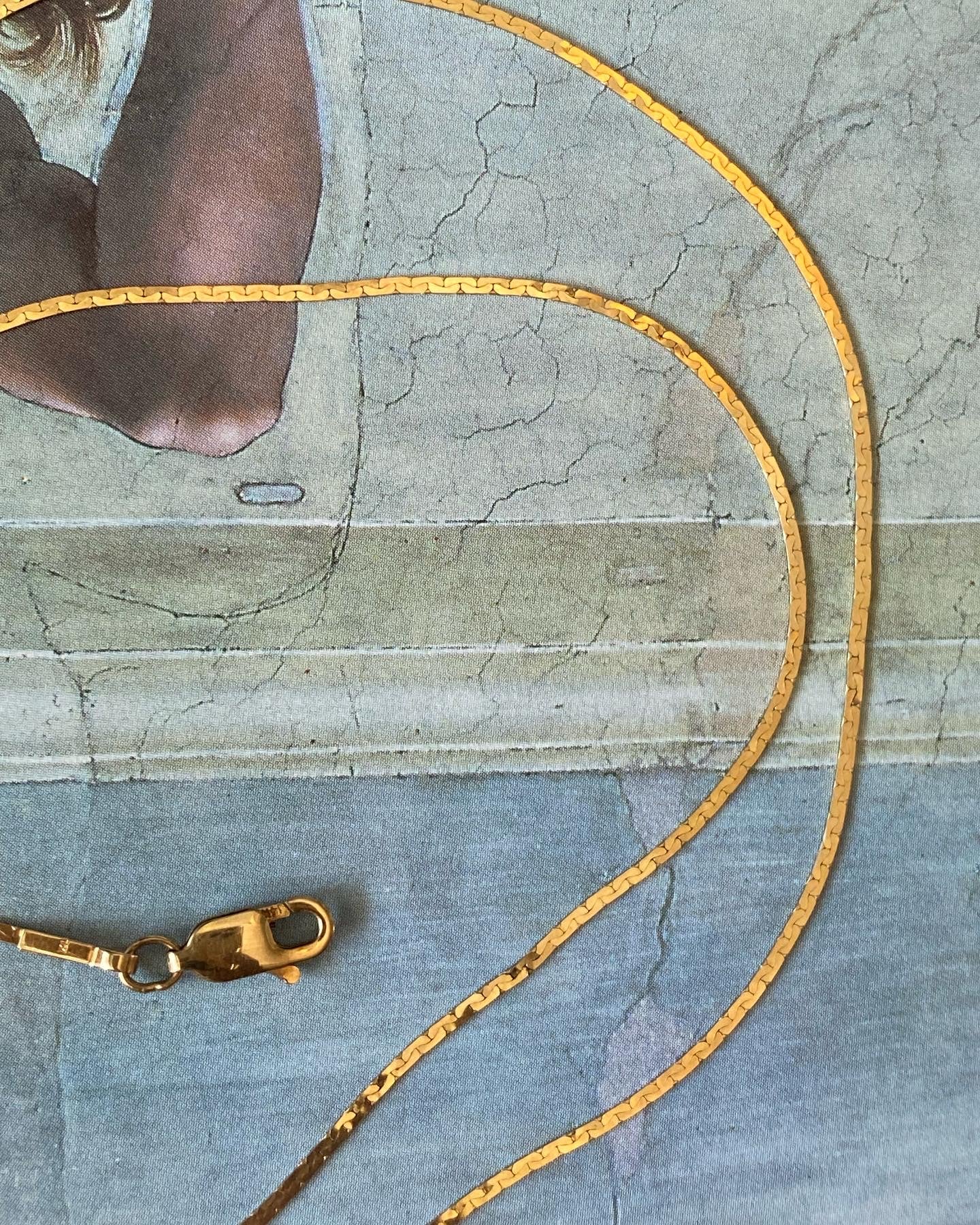 14k Dainty Cobra Link
