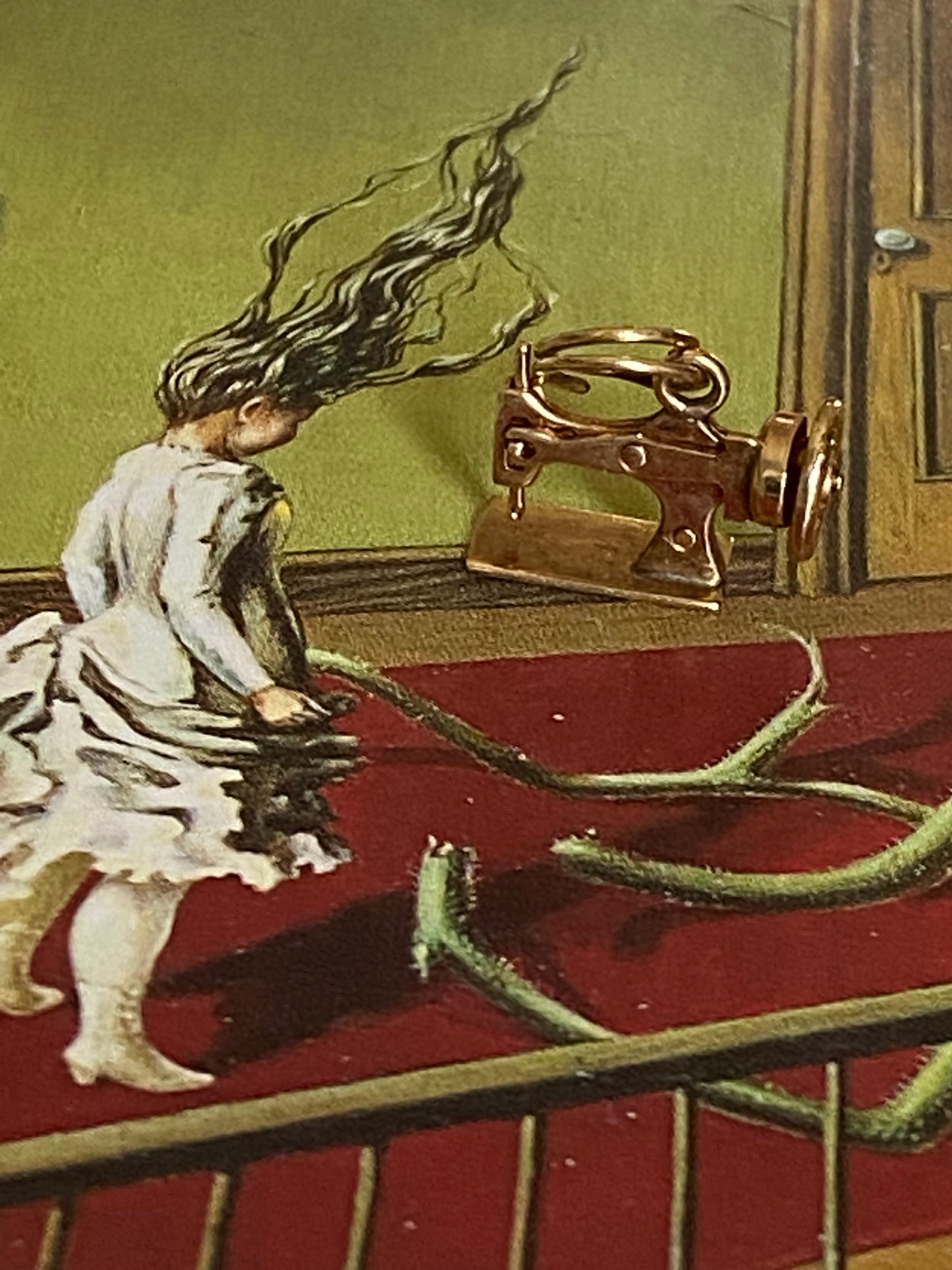 14k Sewing Machine Charm