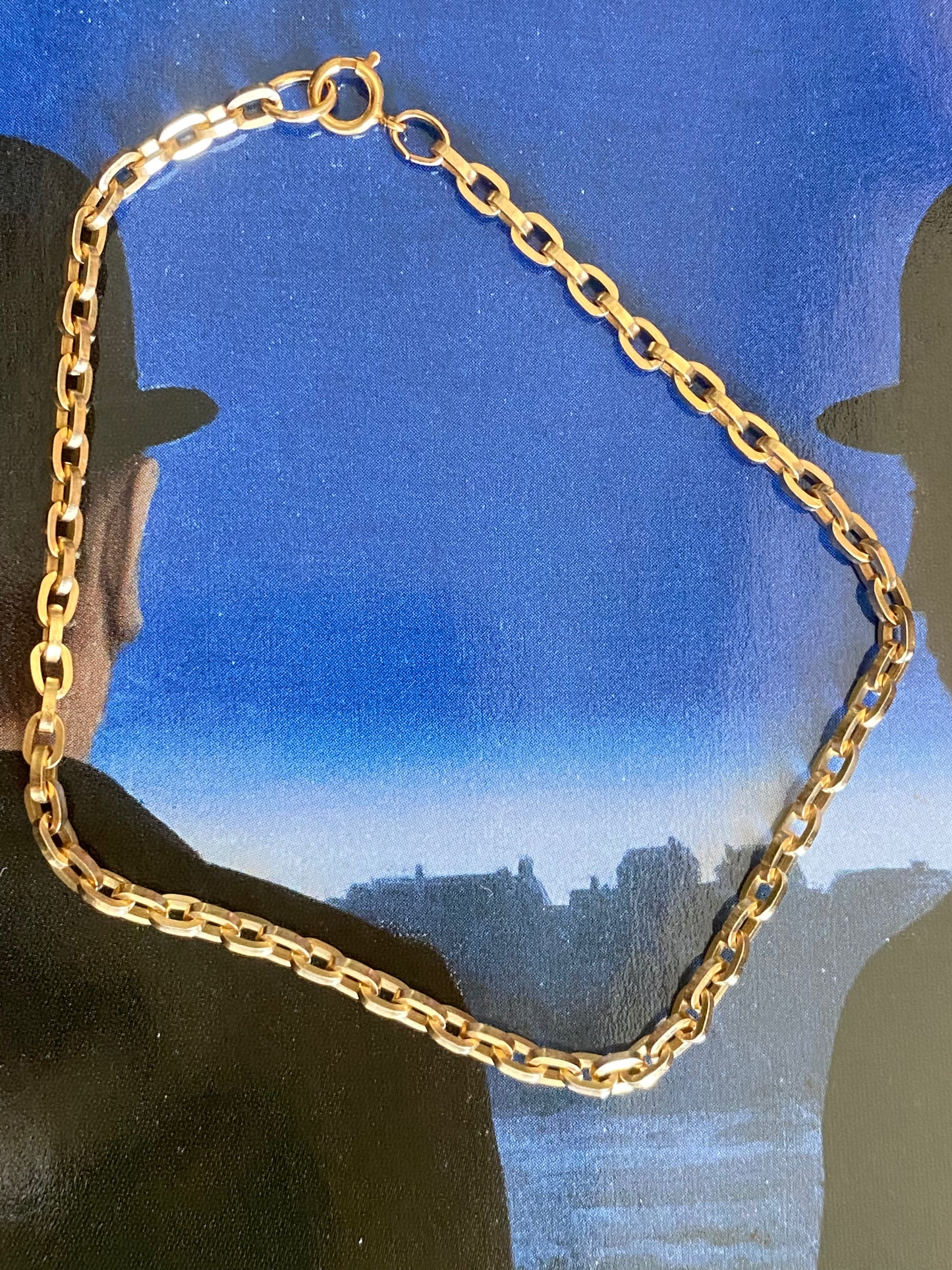 14k Flat Rolo Chain
