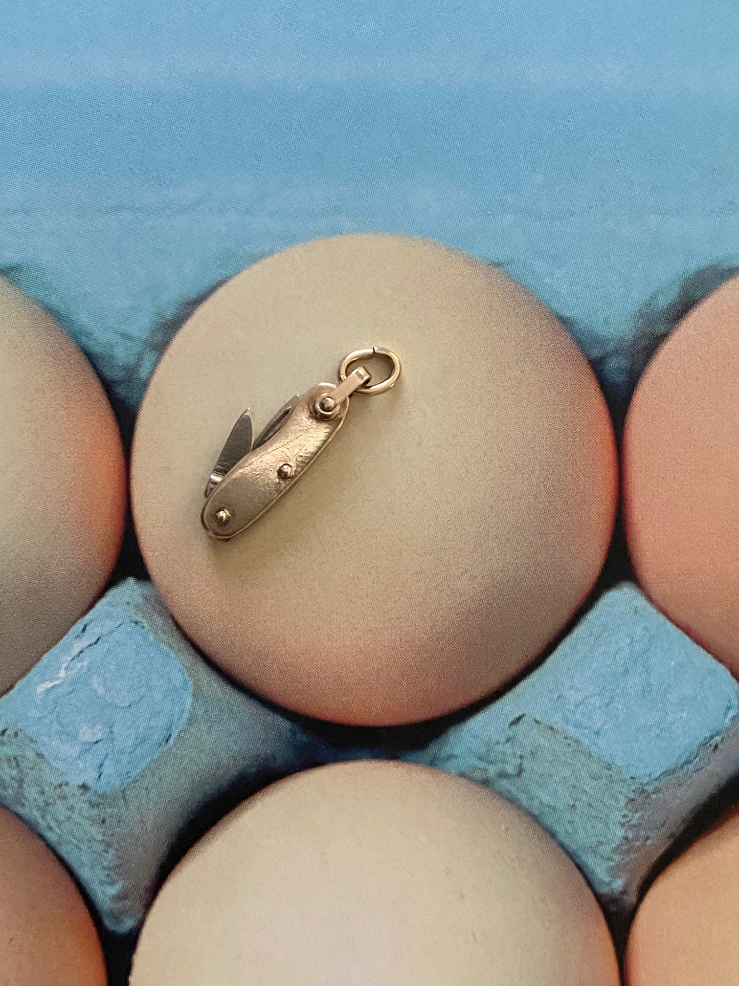 14k Pocket Knife Charm