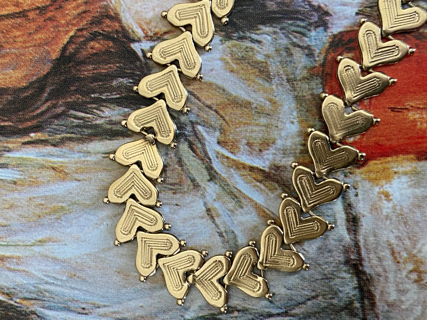 14k Articulating Hearts Bracelet