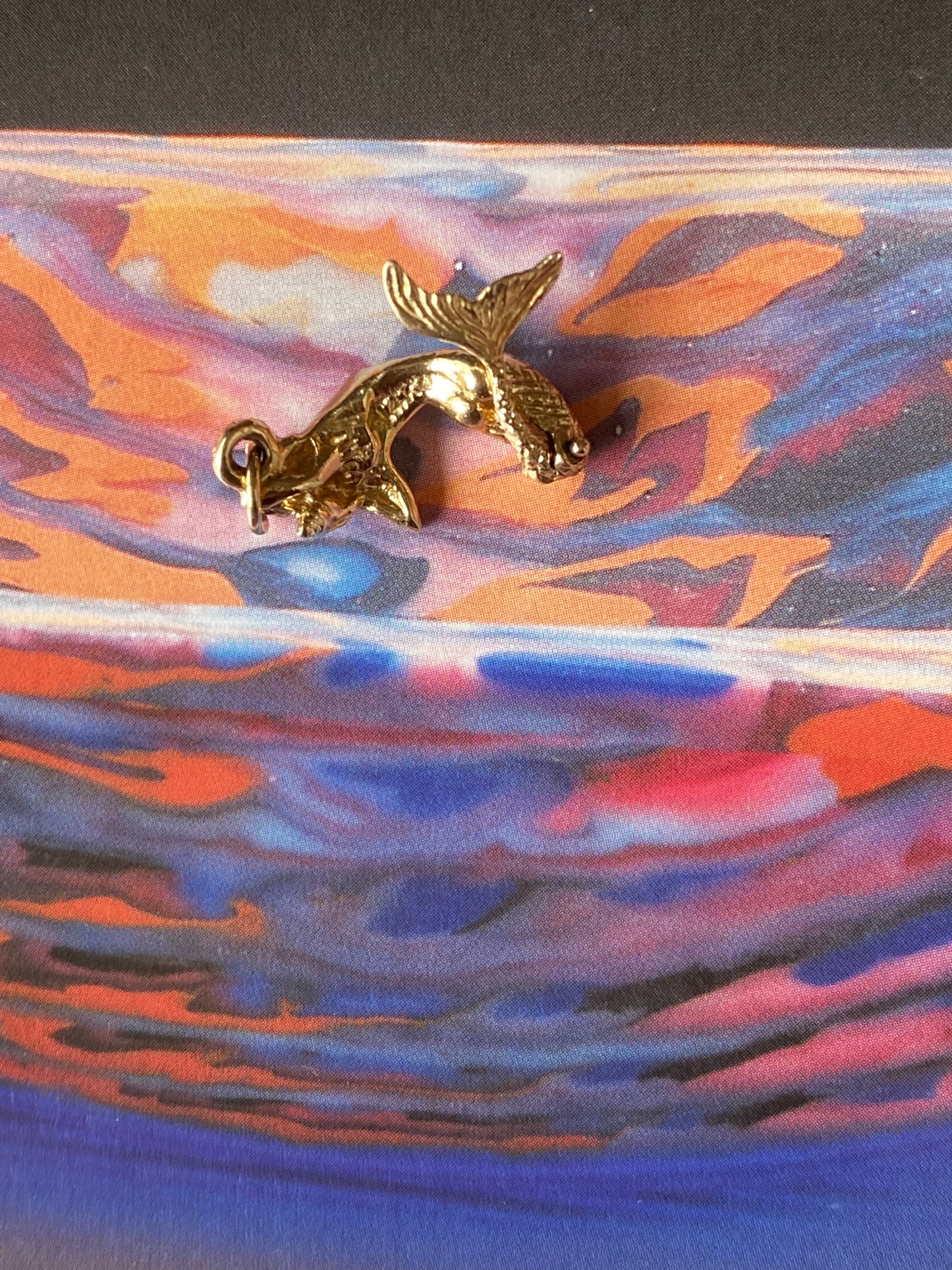 14k RARE Articulating Mermaid Charm