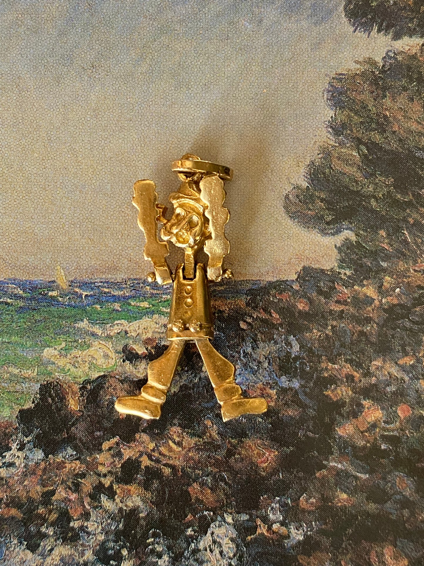 18k Articulating Popeye Charm
