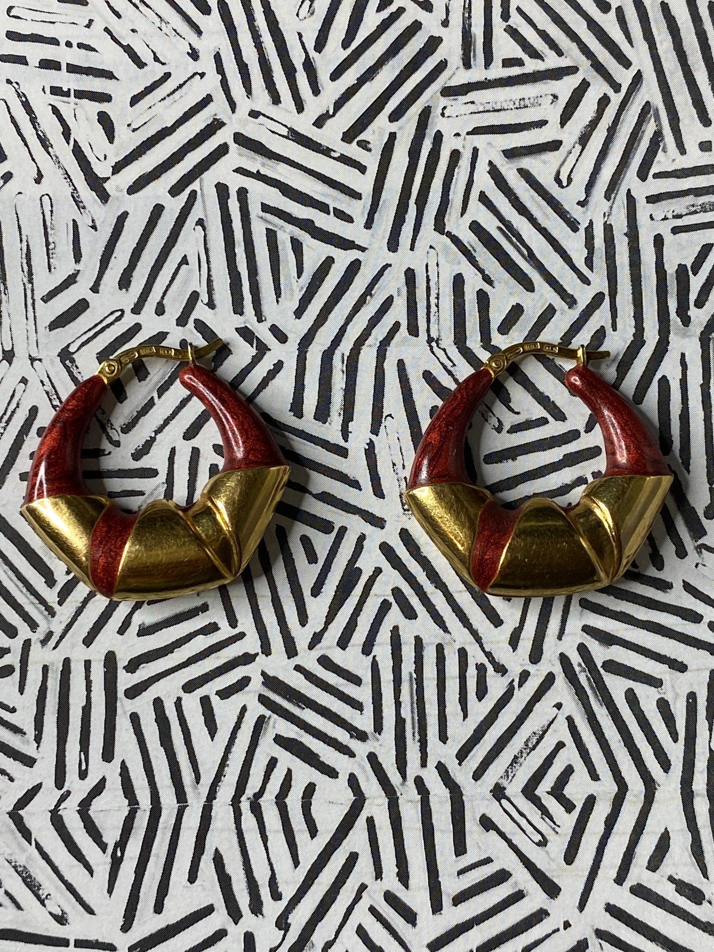 Enamel Hoops