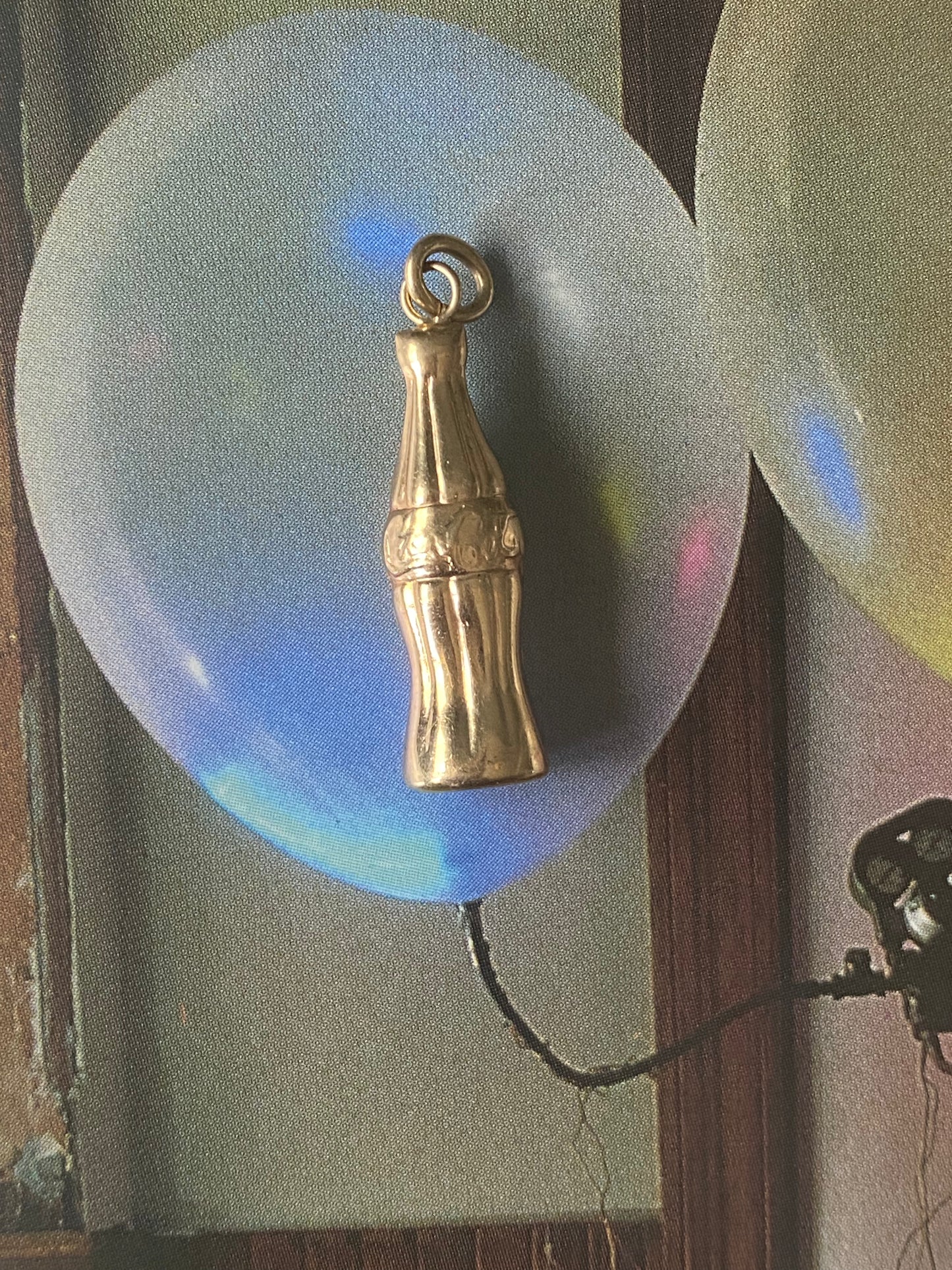 14k Coke Bottle Charm