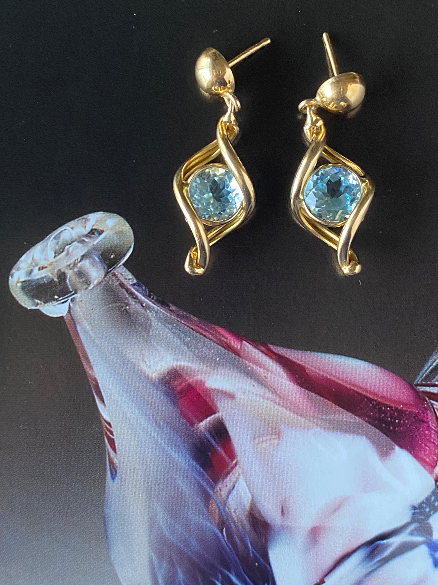 Aquamarine Drop Earrings