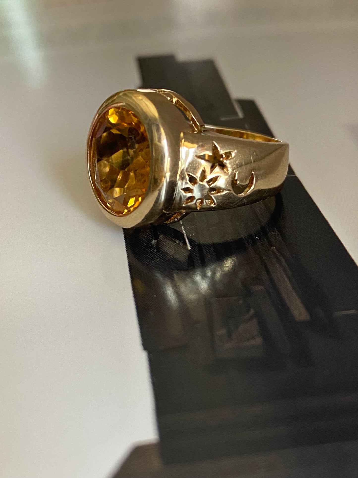 Citrine Cocktail Ring