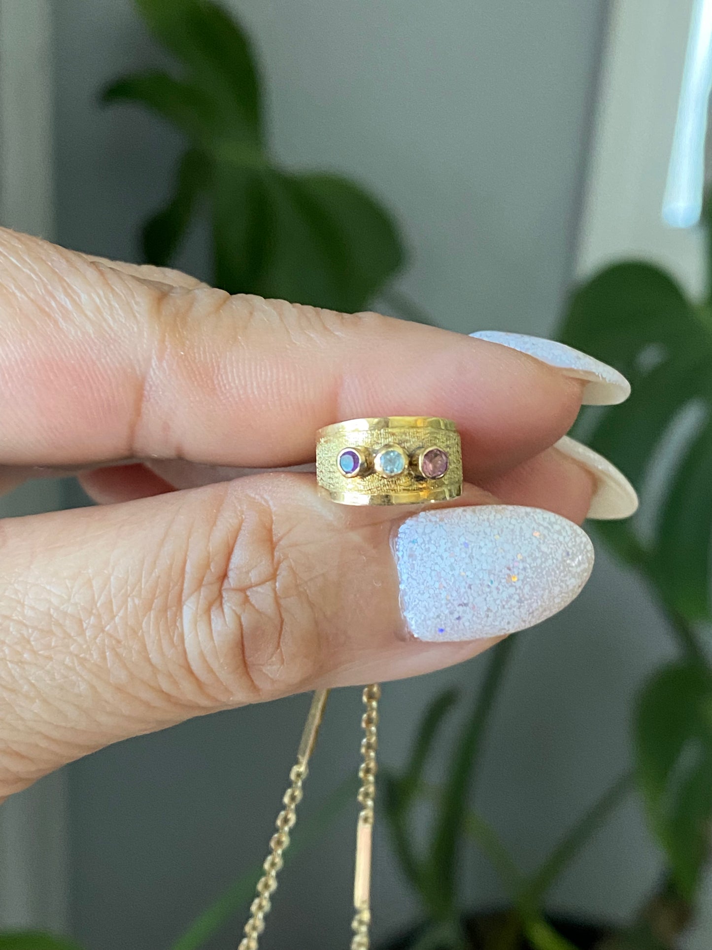 18k Mother’s Ring Pendant