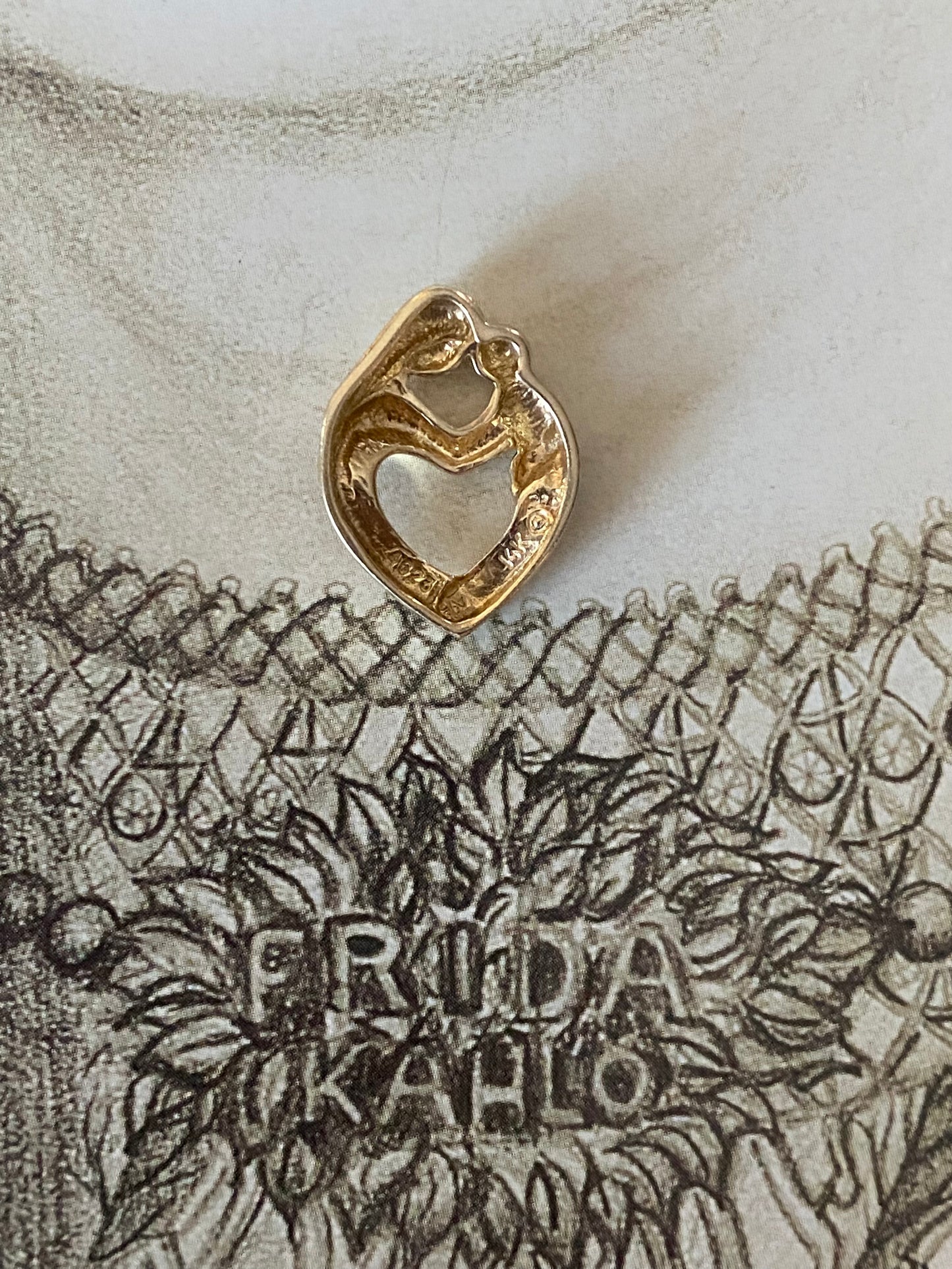 14k Mother & Child Charm