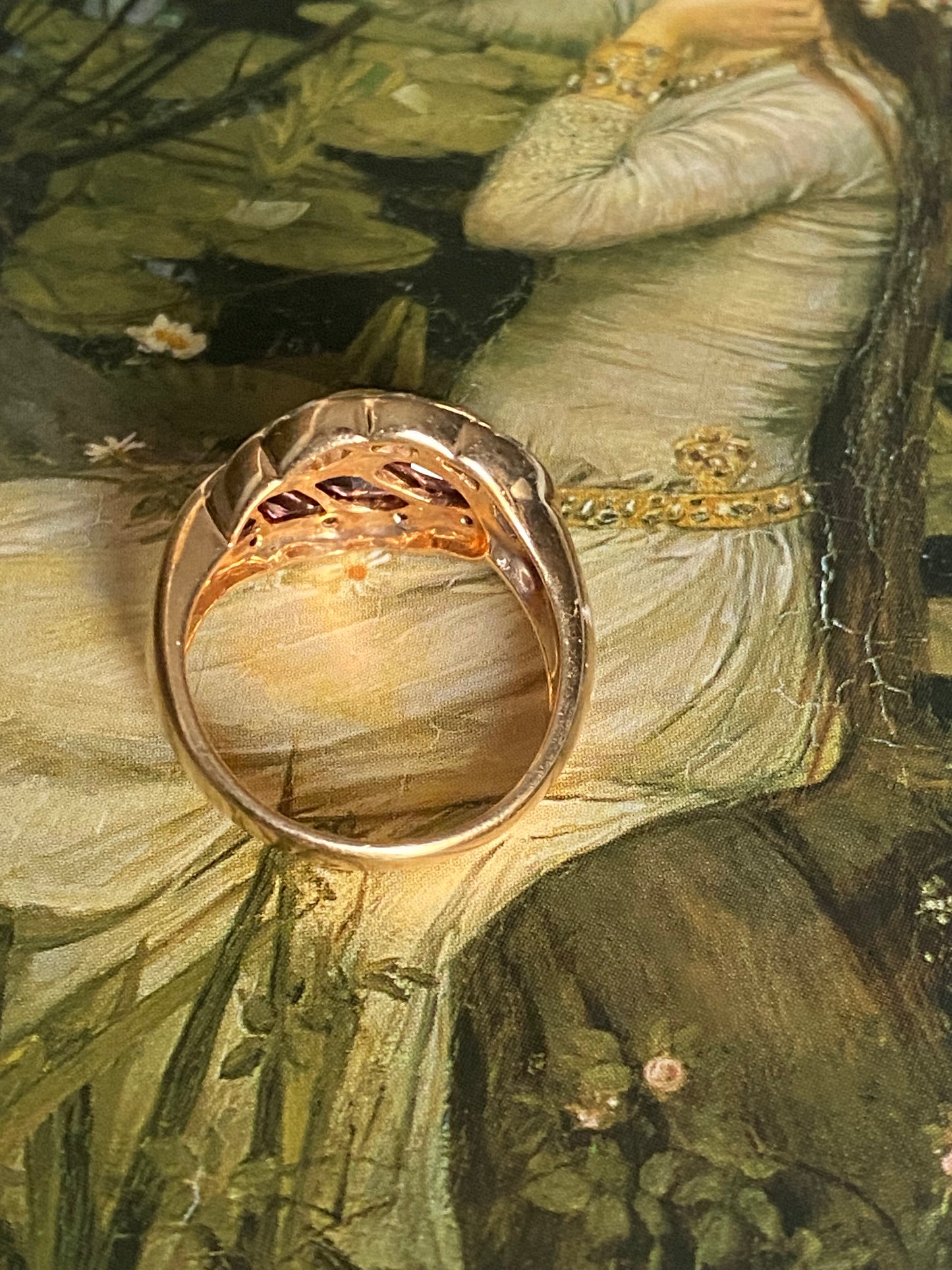 Gemstone Gumdrop Ring