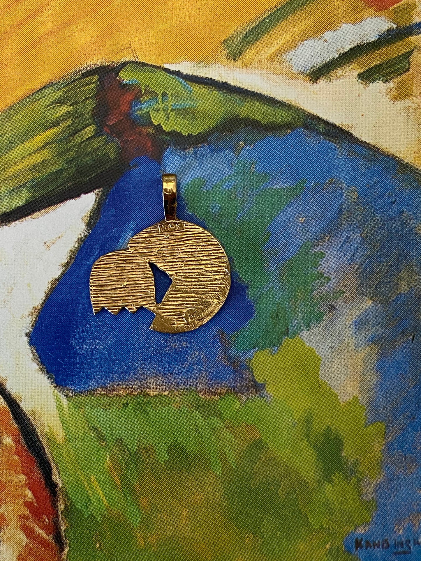 14k Pacman Charm