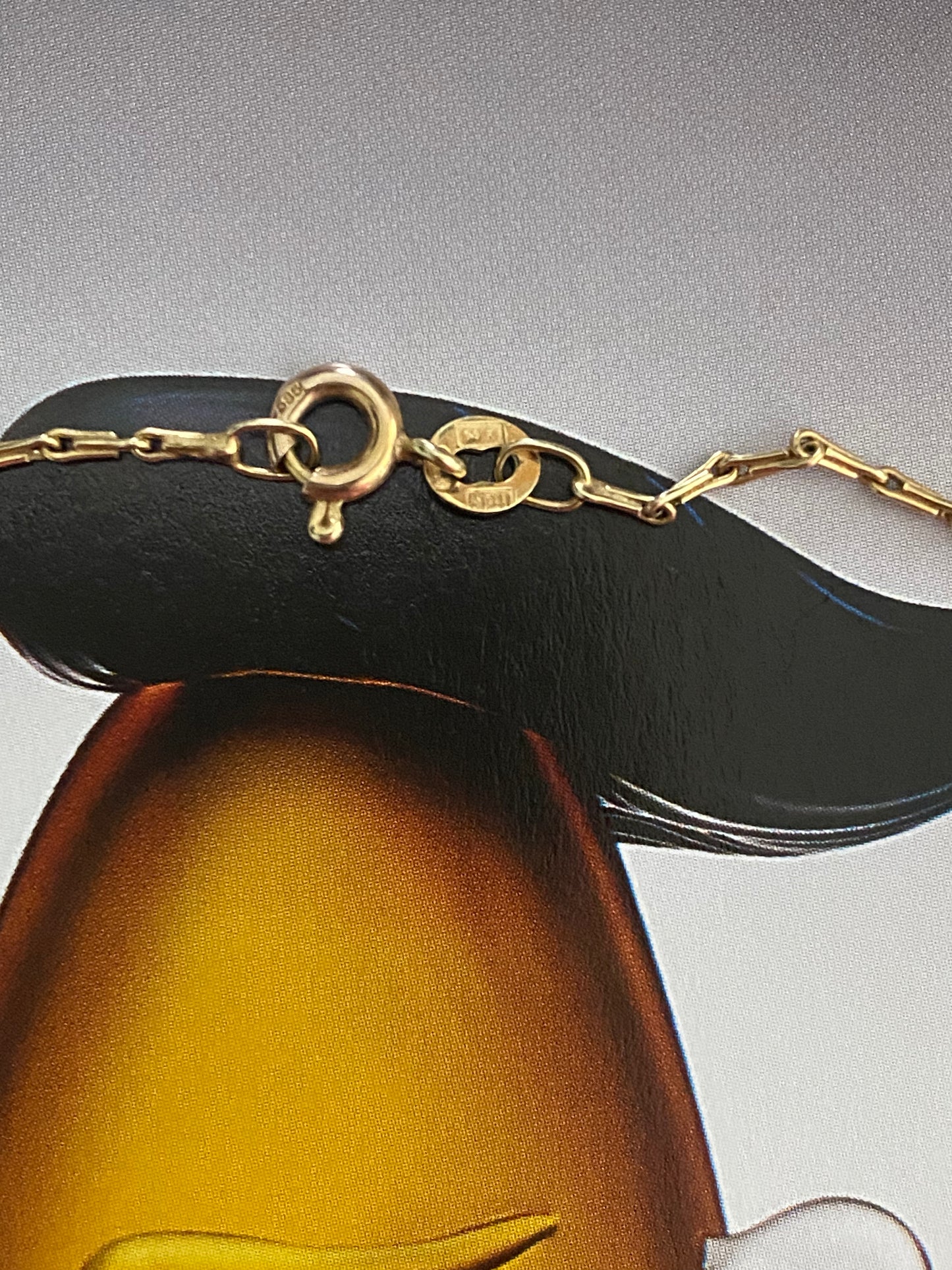 14k UnoAErre Heart Station Necklace