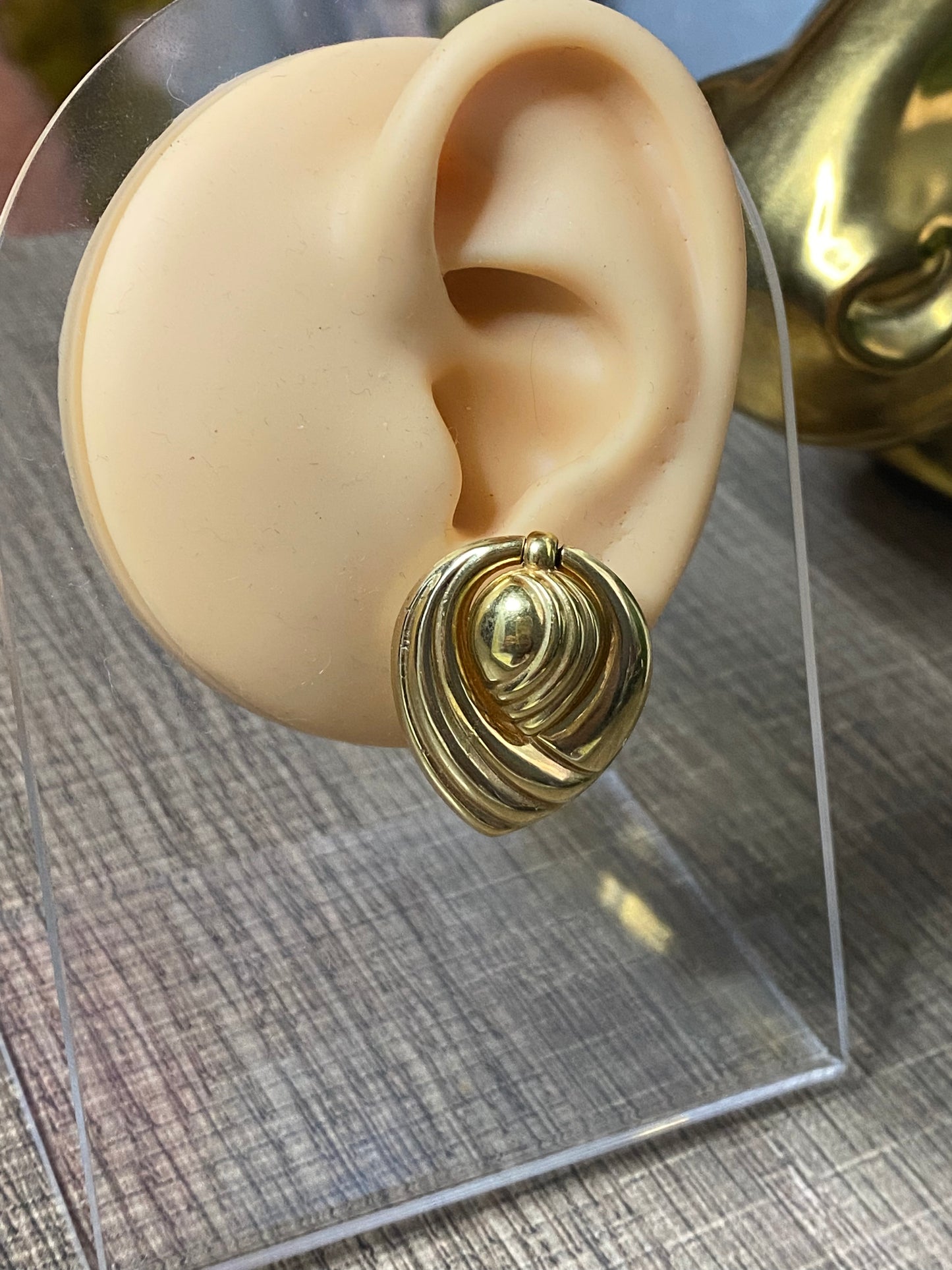 14k Door Knocker Earrings