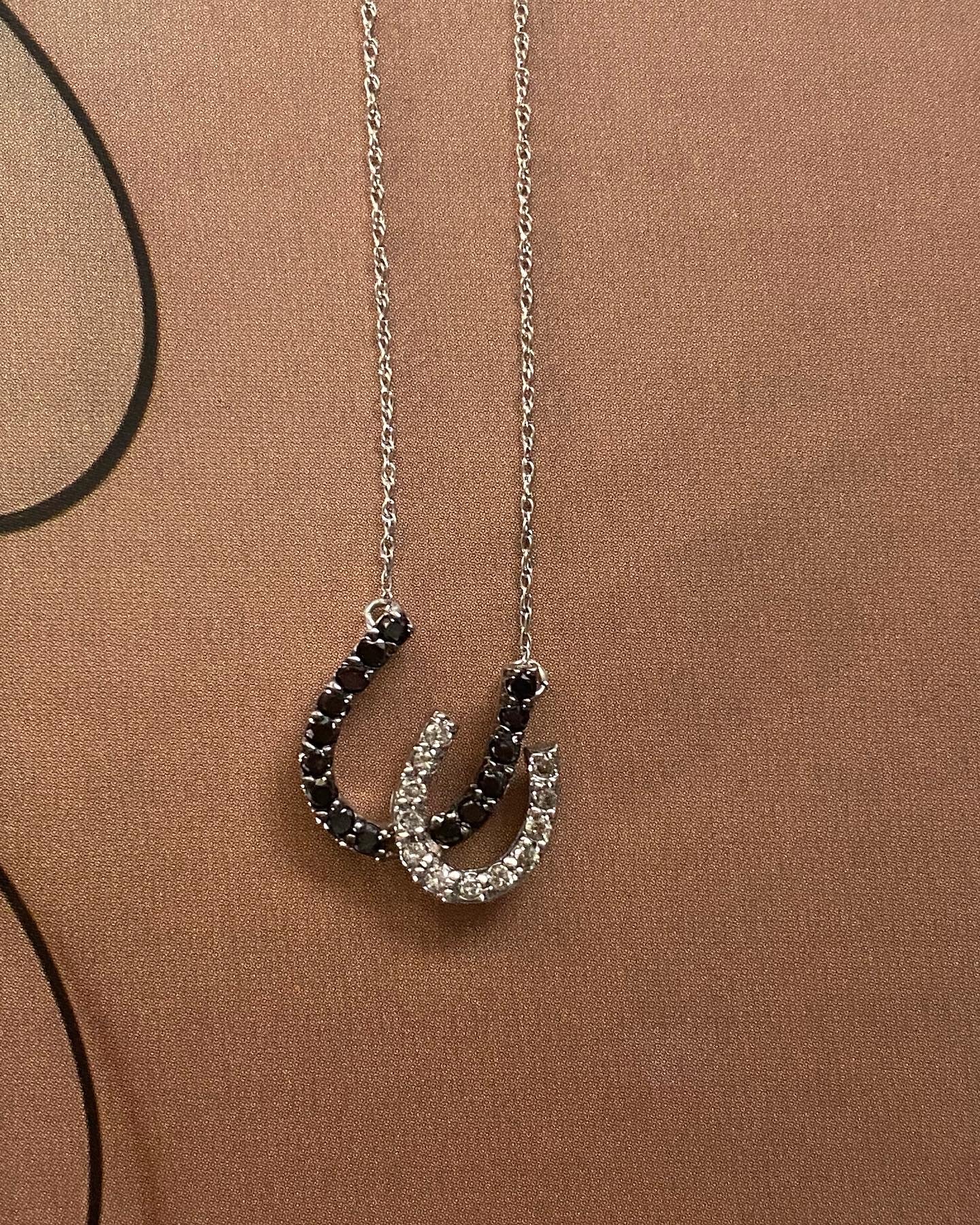 Double Diamond Horseshoe on a Chain