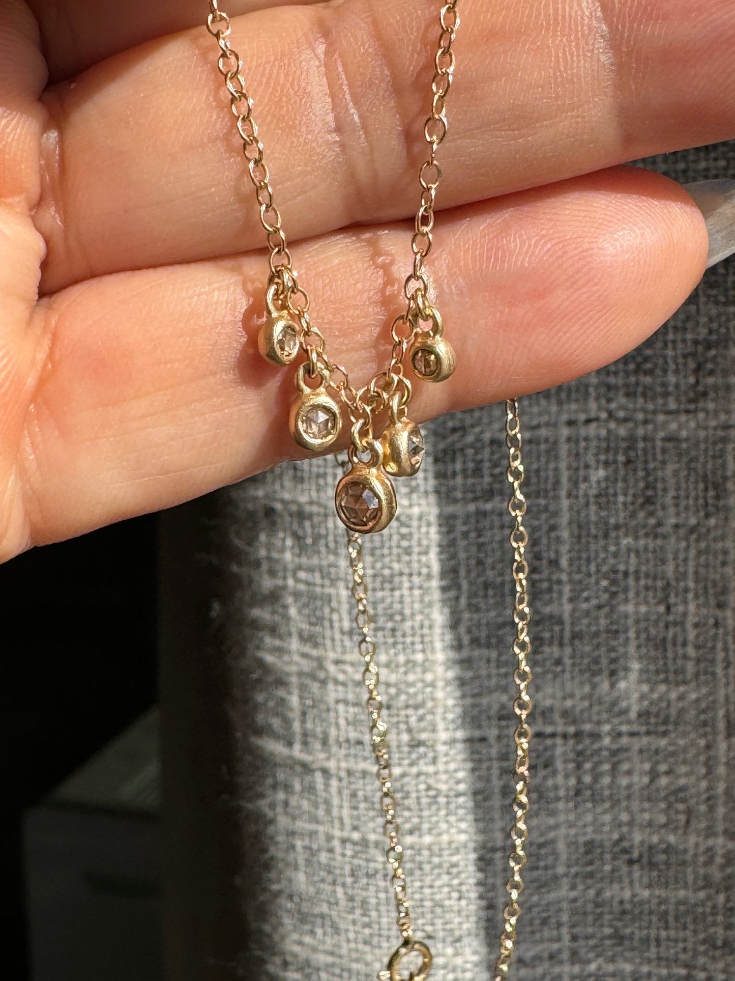 Diamond Dangle Necklace