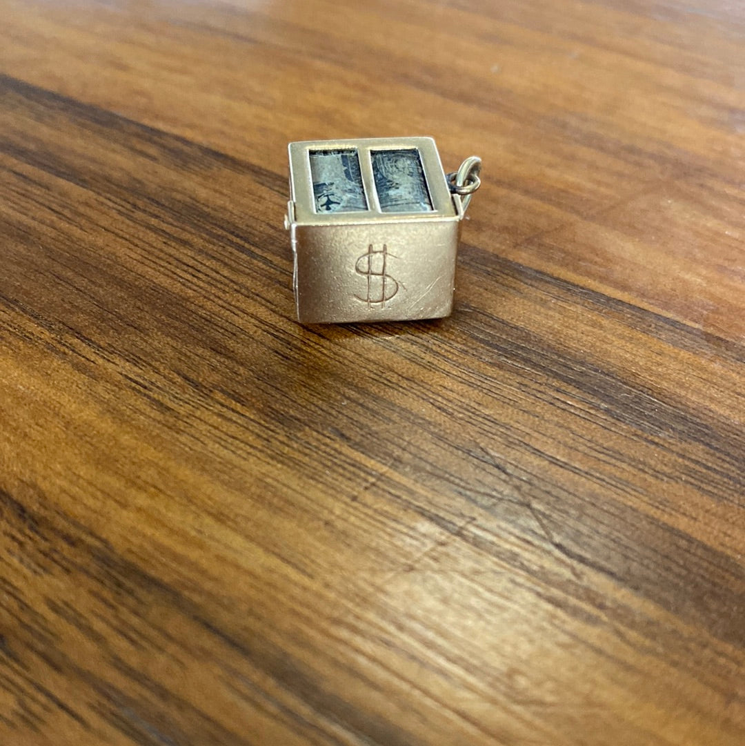 14k Mad Money Charm