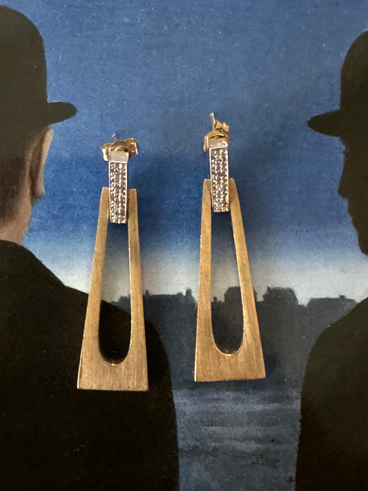 Modernist Dangle Earrings