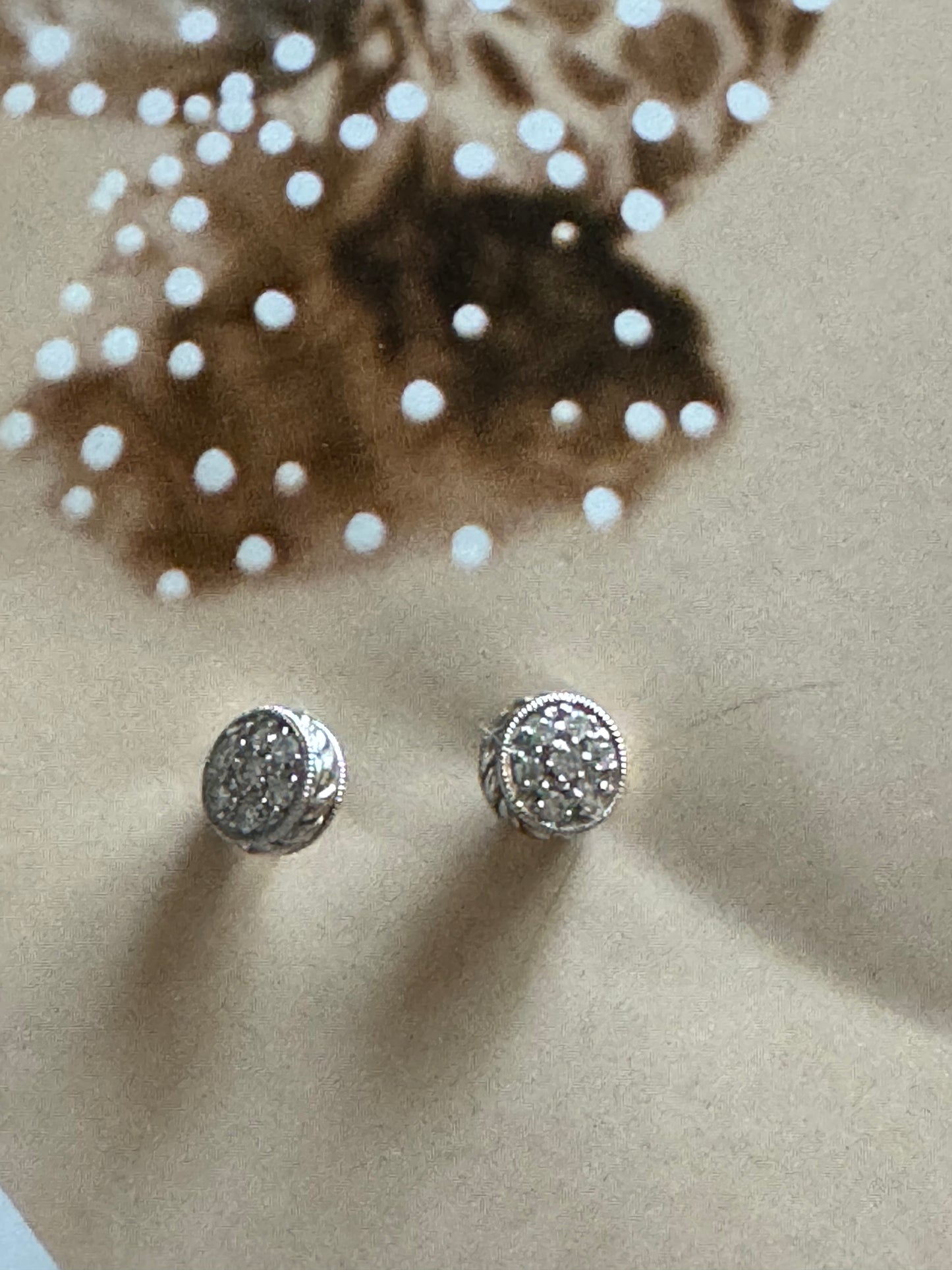 Pave Diamond Studs