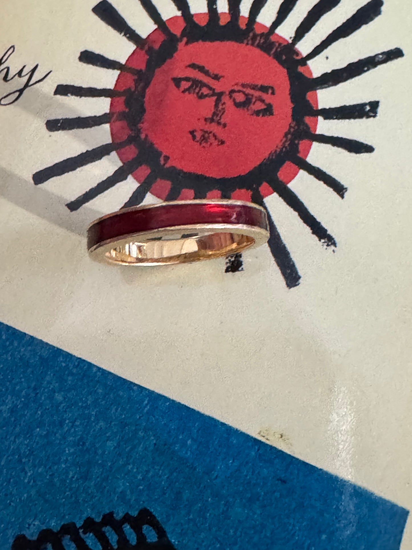 Red Enamel Band