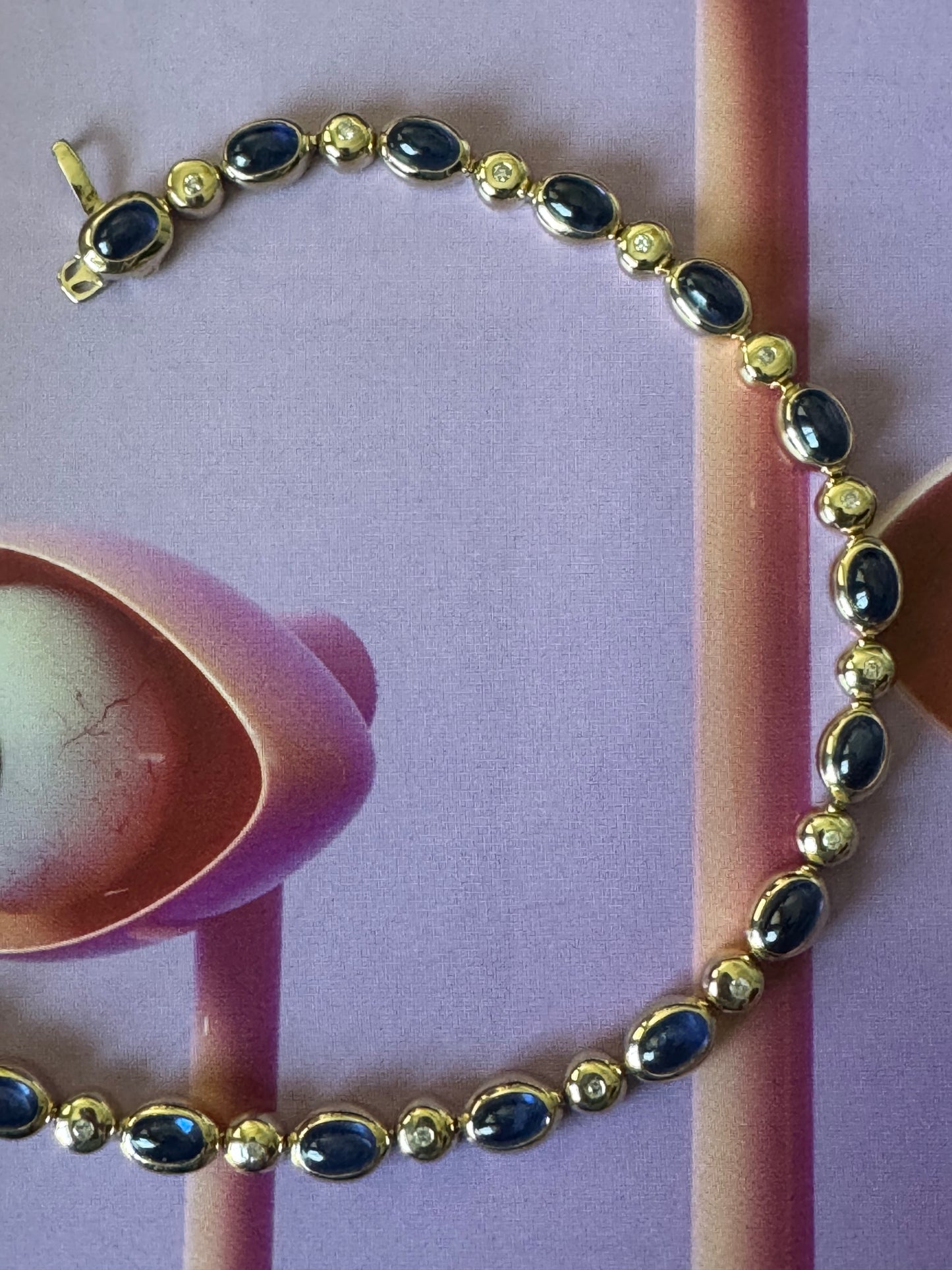 Sapphire and Diamond Bracelet