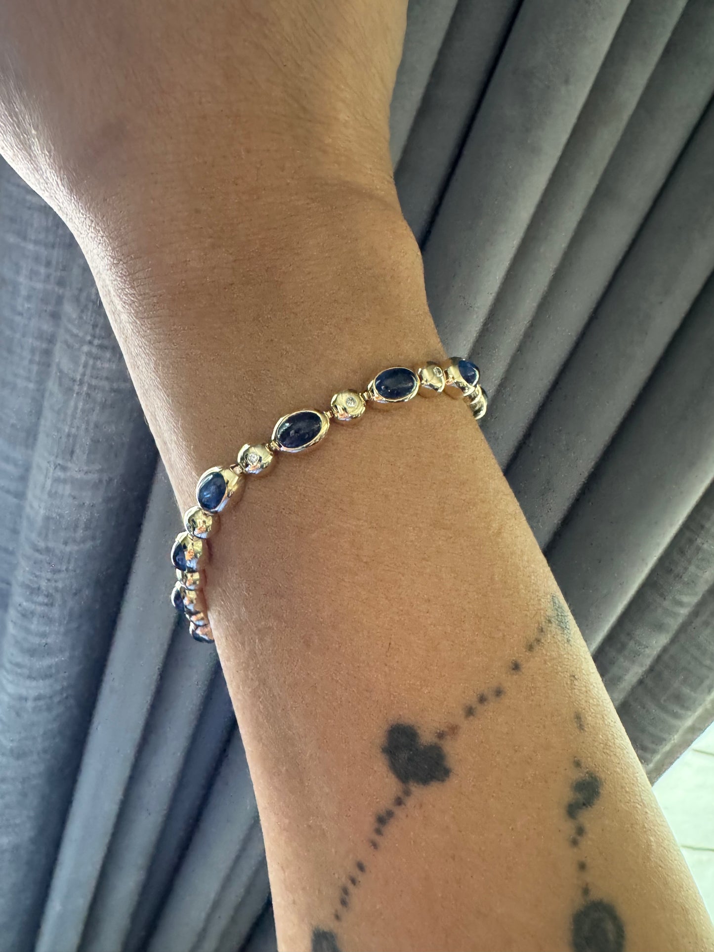 Sapphire and Diamond Bracelet
